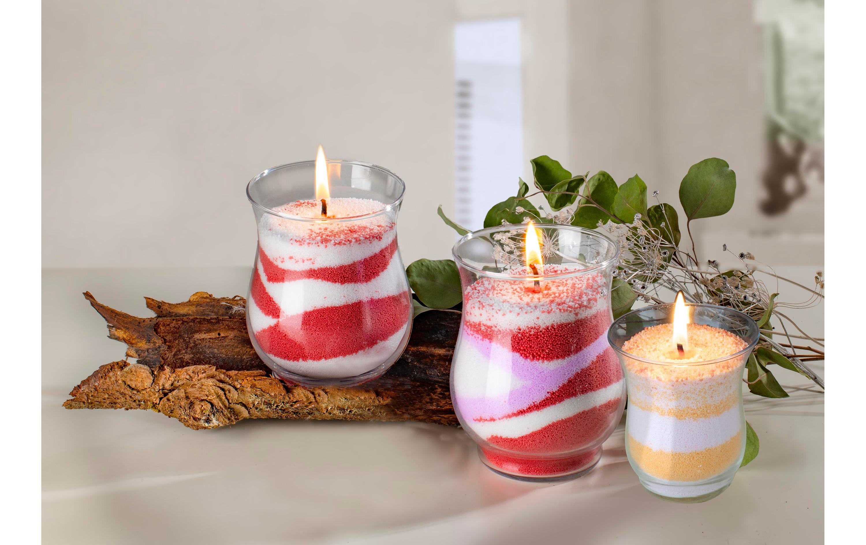 Glorex Kerzendocht mit Kerzensand 70g, Lila Glorex Kerzendocht mit Kerzensand 70g, Lila