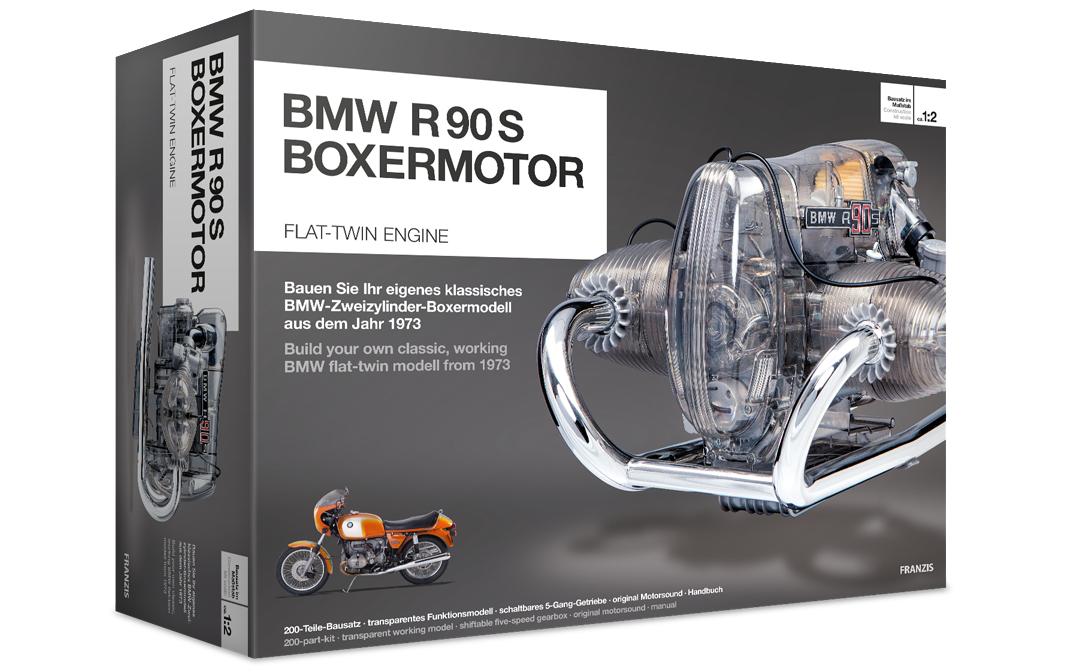 Franzis Bausatz BMW R 90 S-Boxermotor 1:2 Franzis Bausatz BMW R 90 S-Boxermotor 1:2