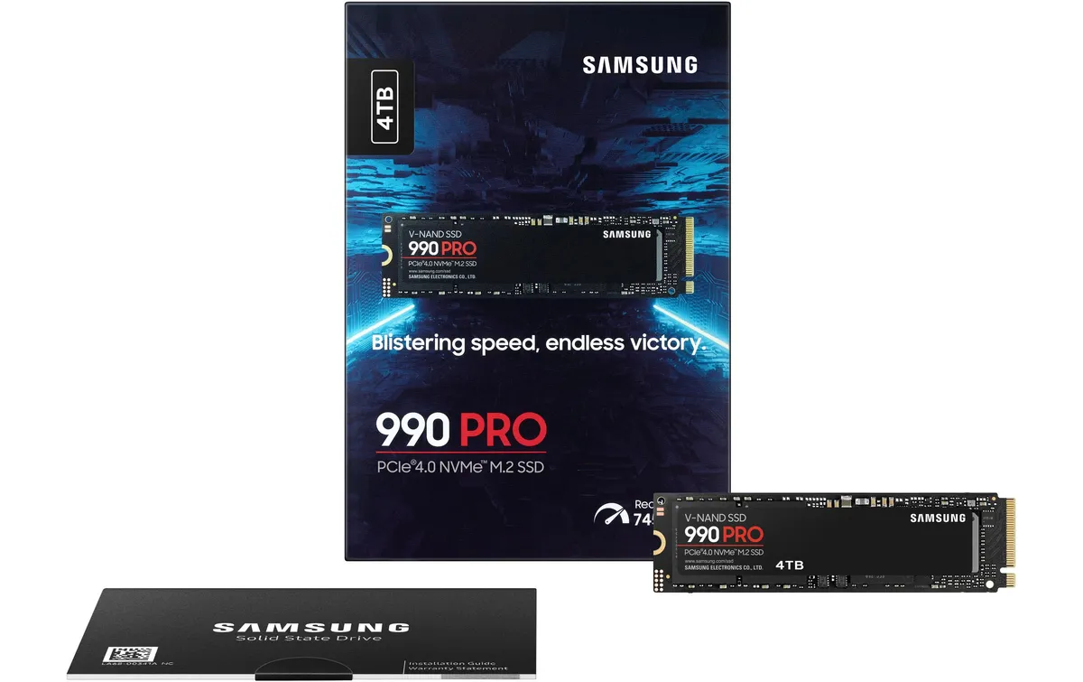 Samsung SSD 990 PRO M.2 2280 NVMe 4000 GB Samsung SSD 990 PRO M.2 2280 NVMe 4000 GB