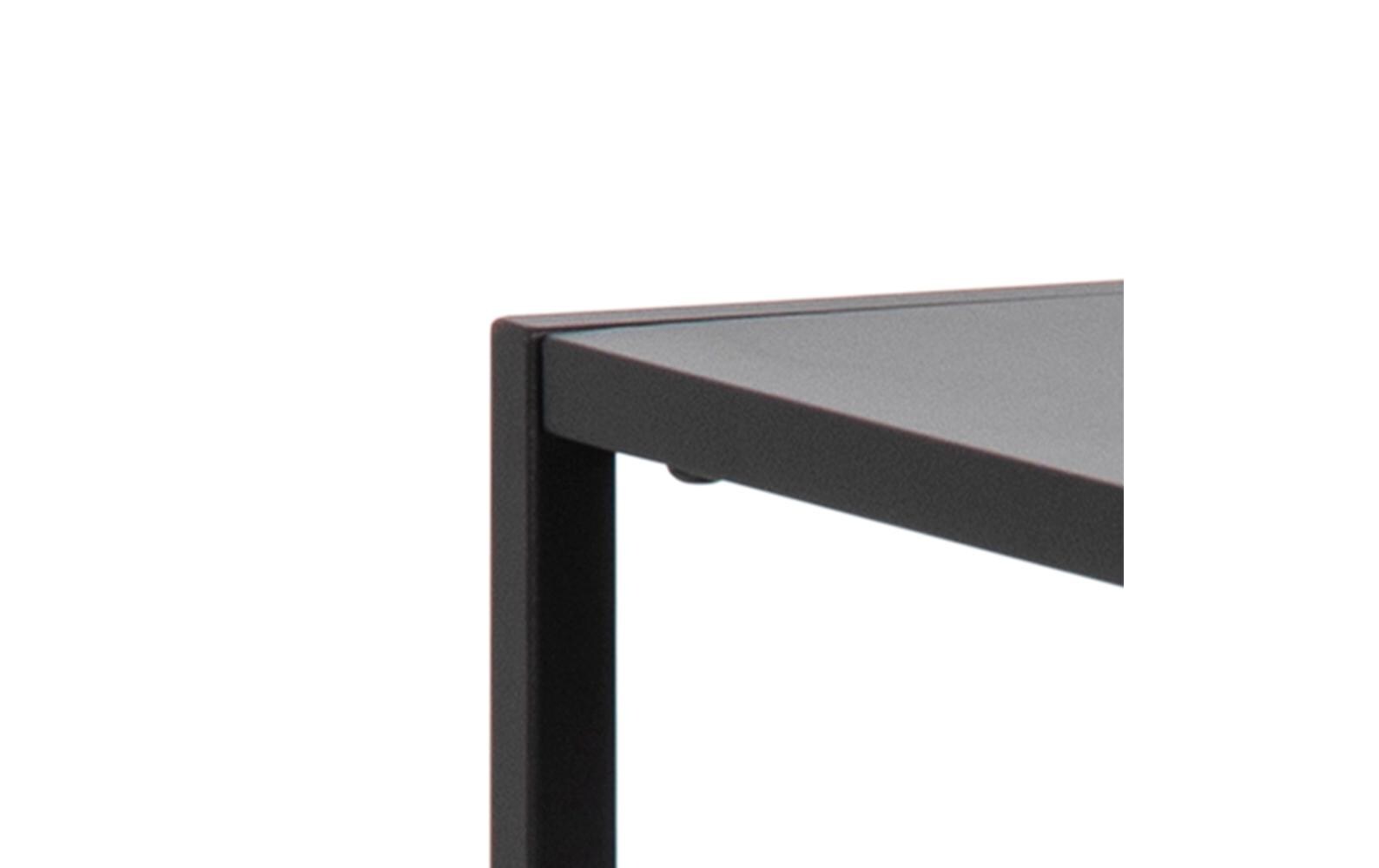 AC Design Konsolentisch Newcastle 100 x 35 x 79 cm, Schwarz