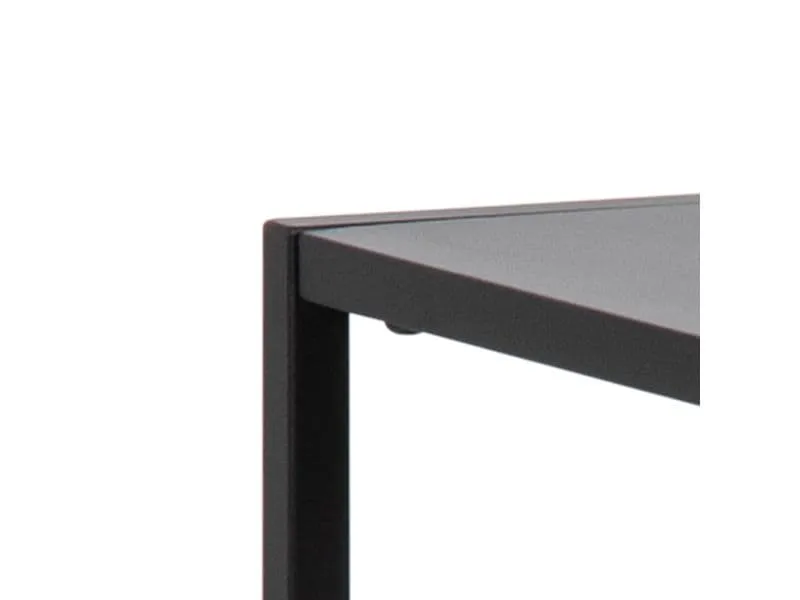 AC Design Konsolentisch Newcastle 100 x 35 x 79 cm, Schwarz