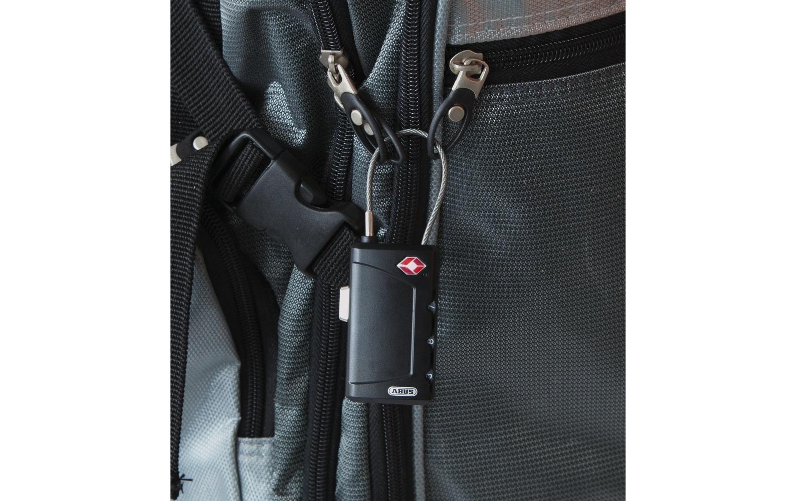 Abus Vorhängeschloss 148TSA/30 B Schwarz Kunststoff