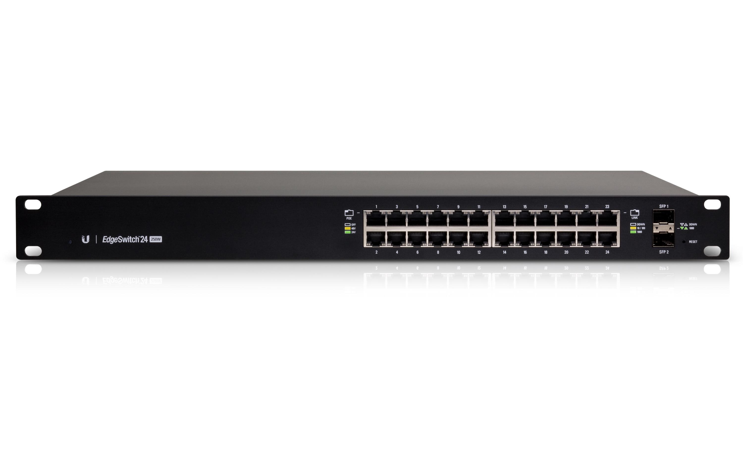 Ubiquiti PoE Switch EdgeSwitch ES-24-250W 26 Port
