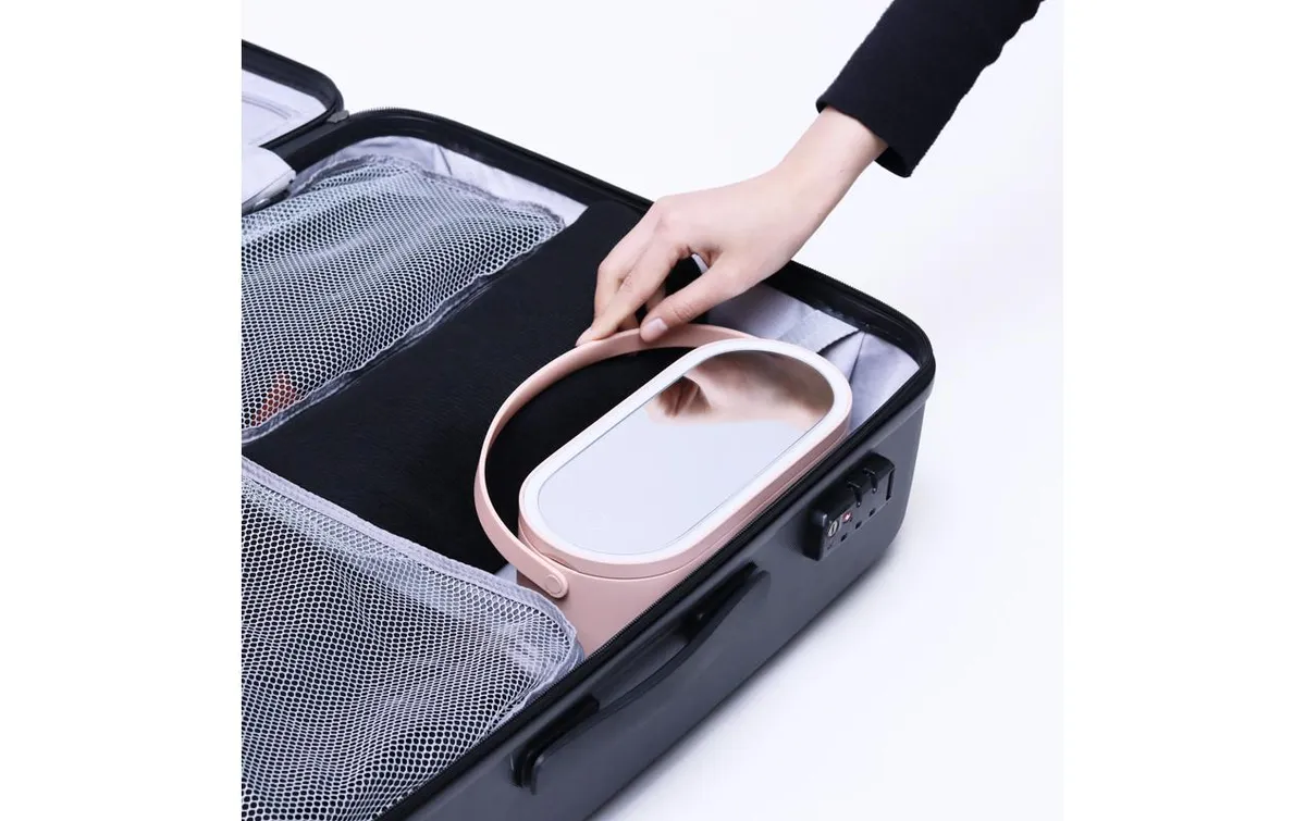 Ailoria Kosmetikspiegel Magnifique mit Beautycase, Rosa