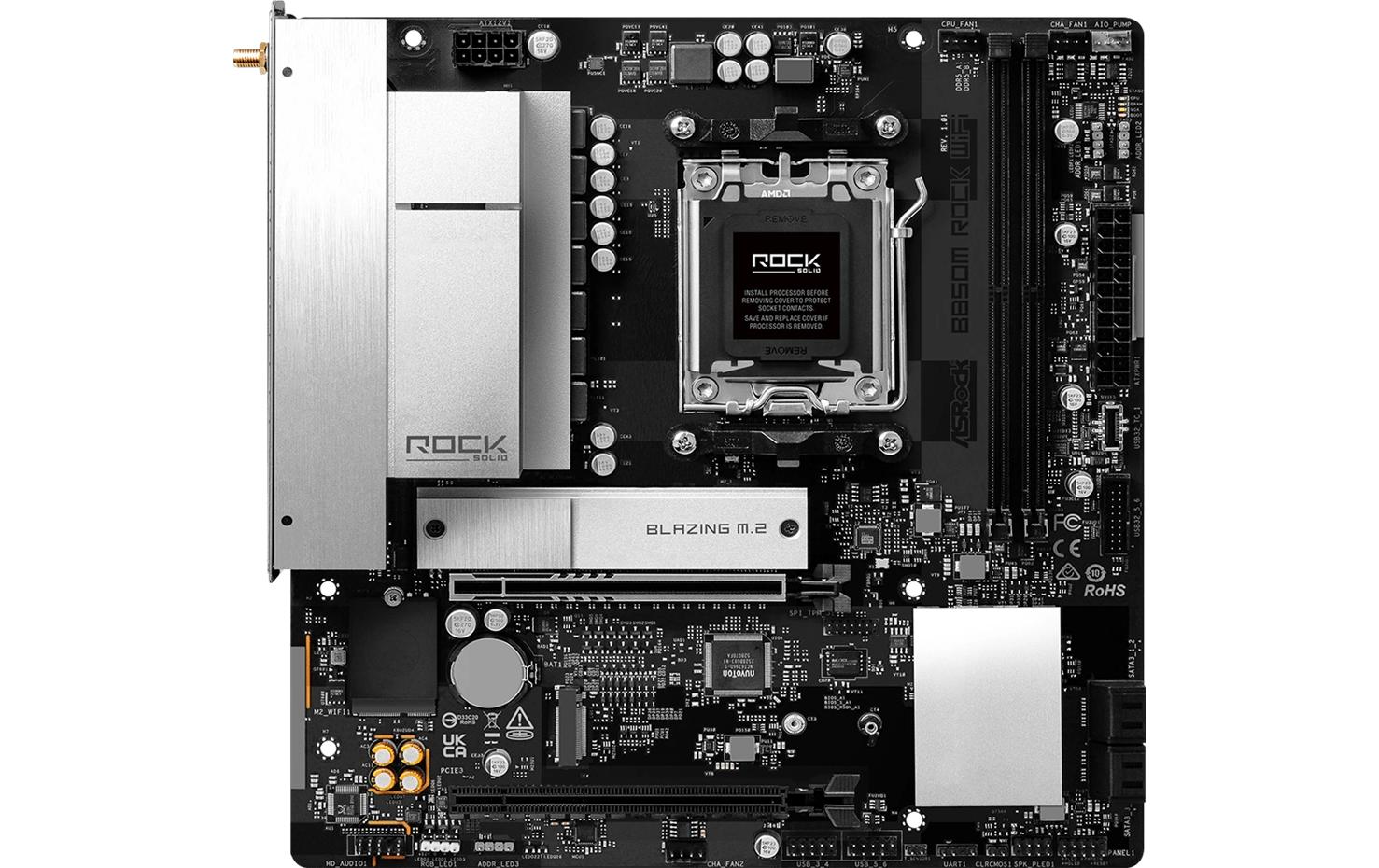 ASRock Mainboard B850M Rock WiFi