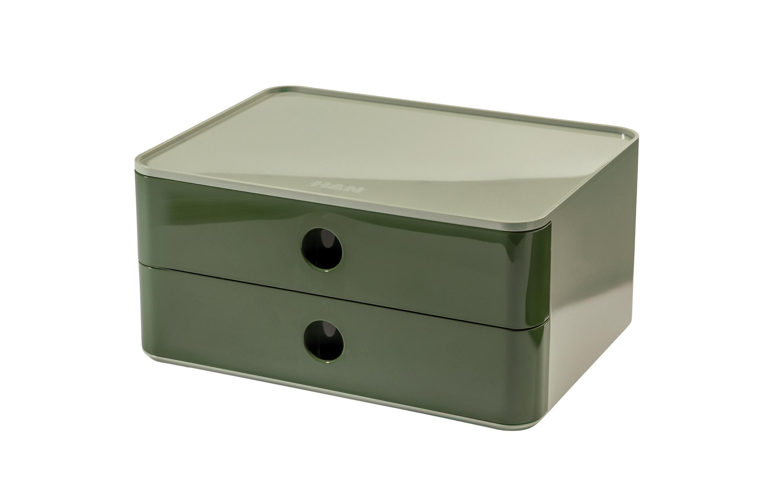 HAN Schubladenbox Allison Smart-Box Plus 2 Schubladen, Grün