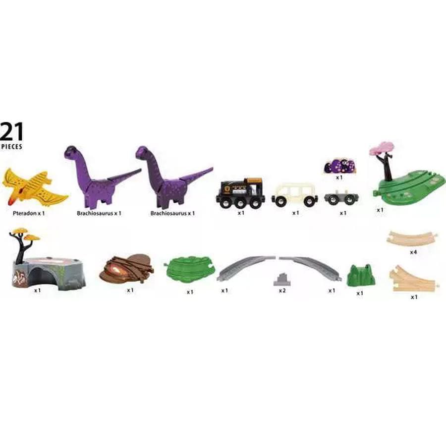 BRIO BRIO World Dinosaur Adventure Set