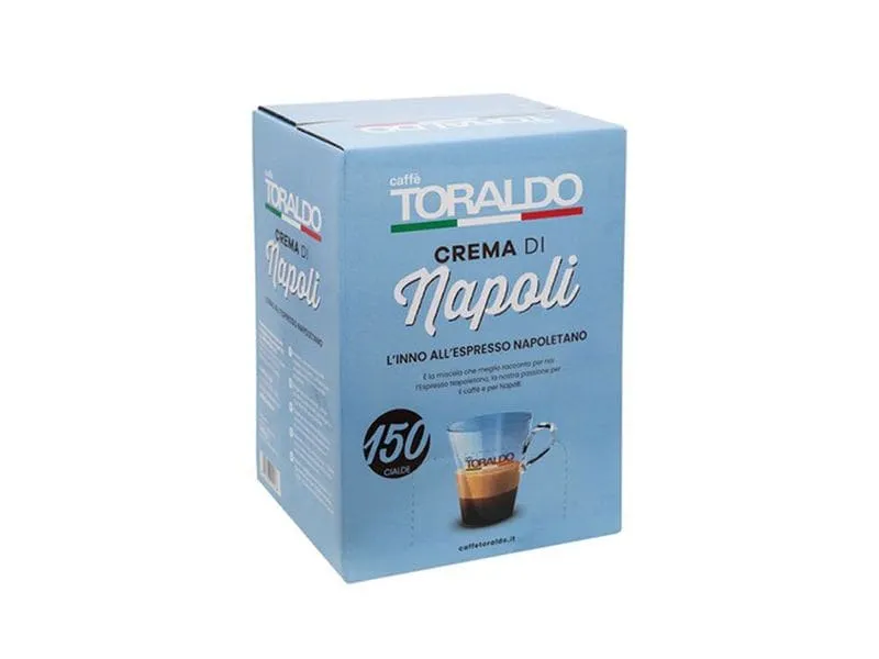 Caffè Toraldo Kaffeepads ESE Pads Crema di Napoli 150 Stück Caffè Toraldo Kaffeepads ESE Pads Crema di Napoli 150 Stück