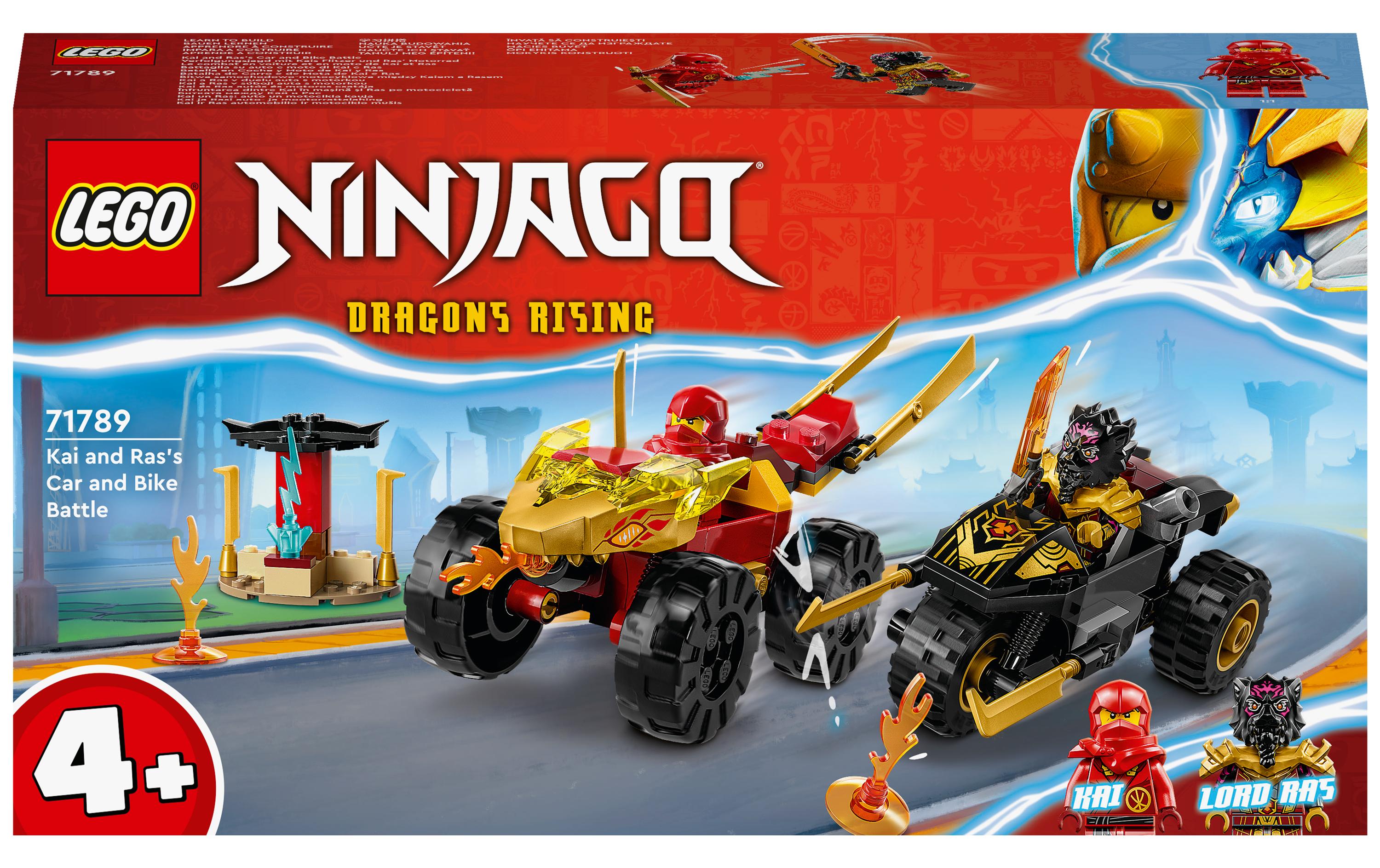 LEGO® Ninjago Verfolgungsjagd mit Flitzer und Motorrad 71789