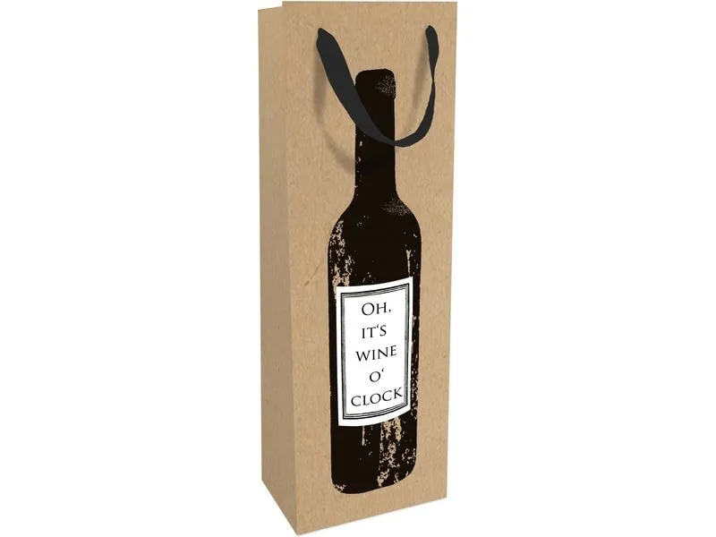 Braun + Company Flaschentasche Wine o Clock 12 x 37 x 8 cm Braun + Company Flaschentasche Wine o Clock 12 x 37 x 8 cm
