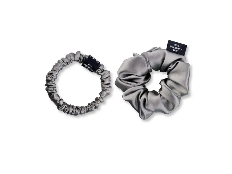 Ailoria DOUX Set Scrunchies S und M aus Seide