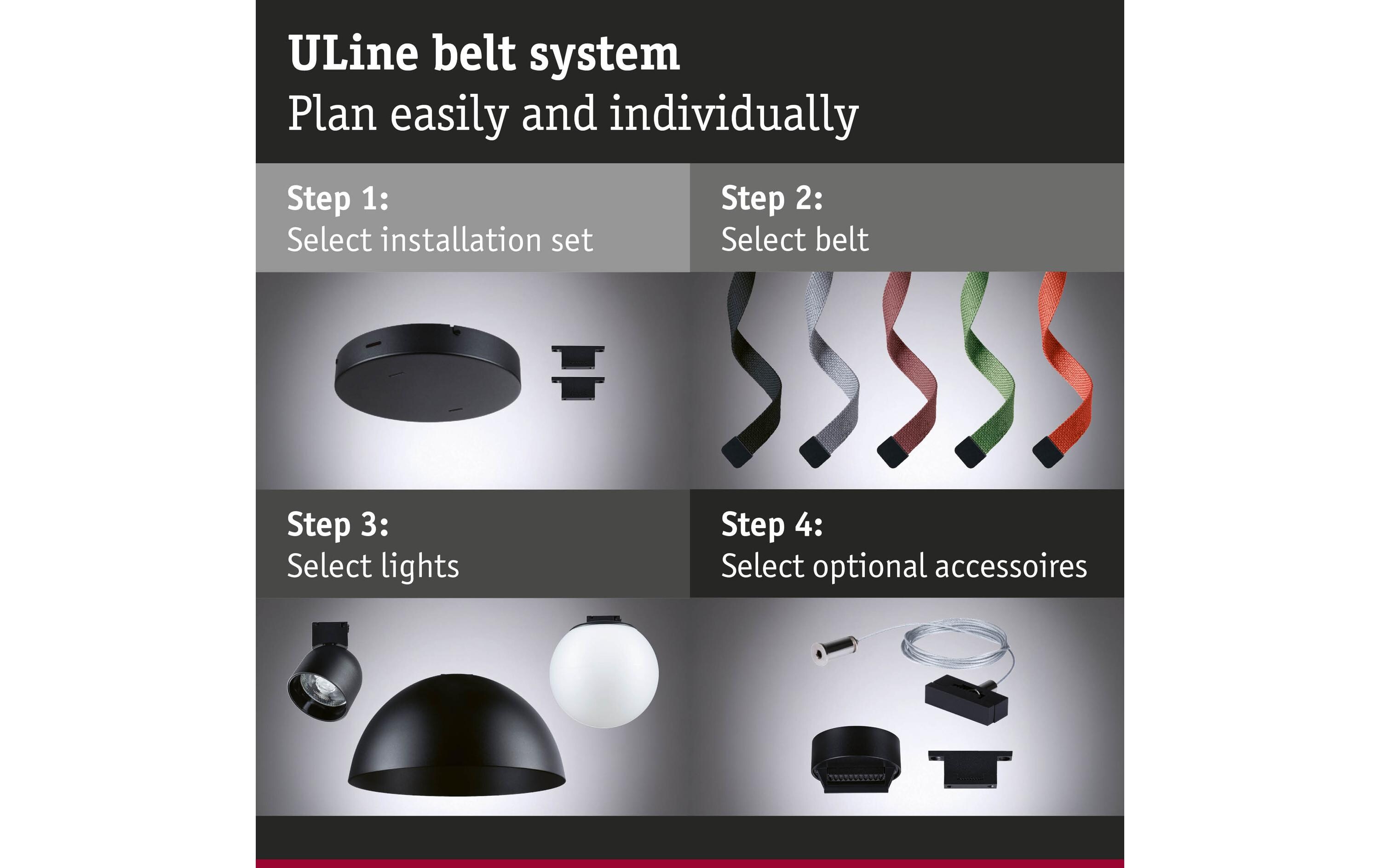 Paulmann Pendelhalterung ULine 2 m