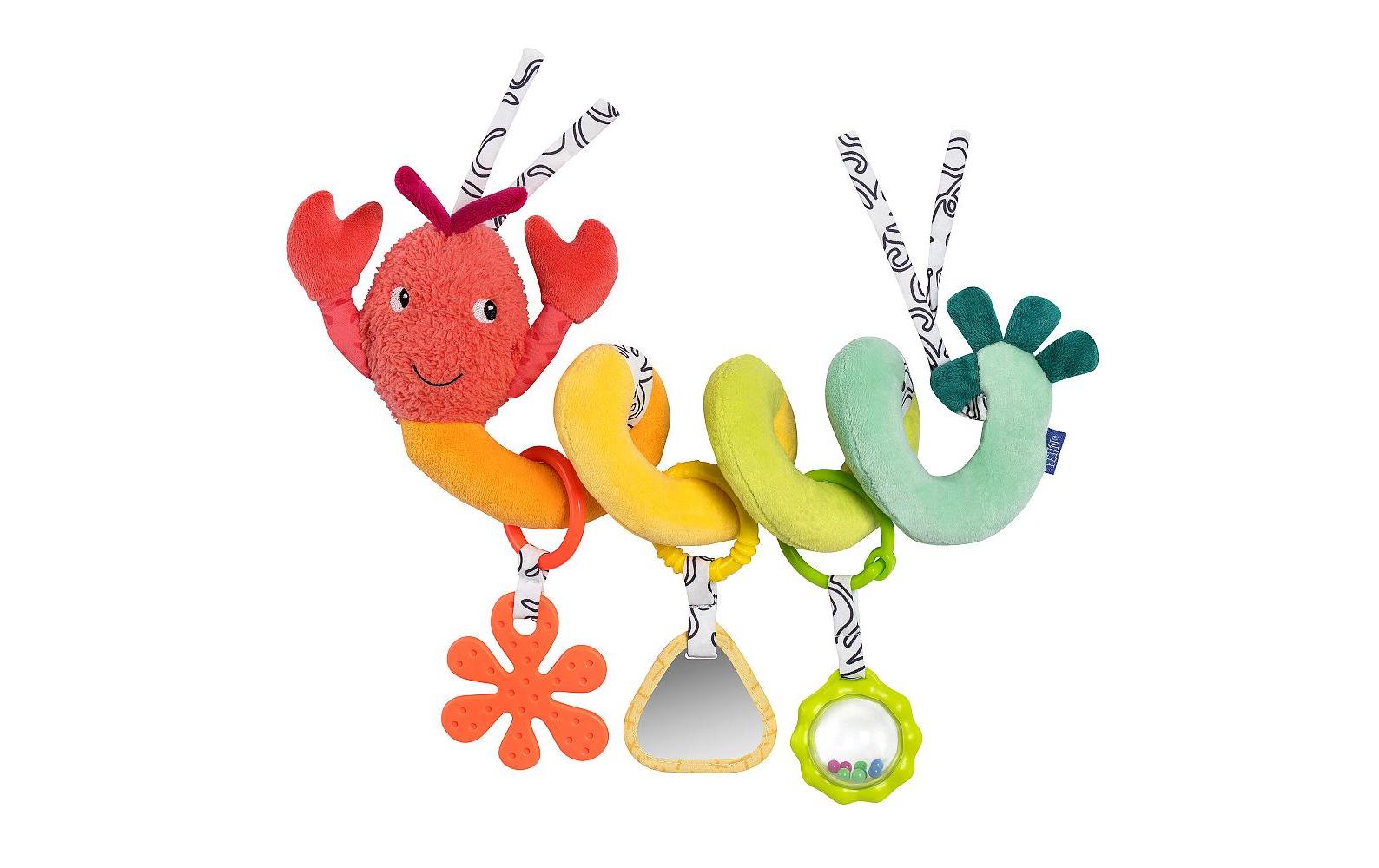 fehn Kinderwagenspielzeug Activity-Spirale Hummer Mehrfarbig fehn Kinderwagenspielzeug Activity-Spirale Hummer Mehrfarbig