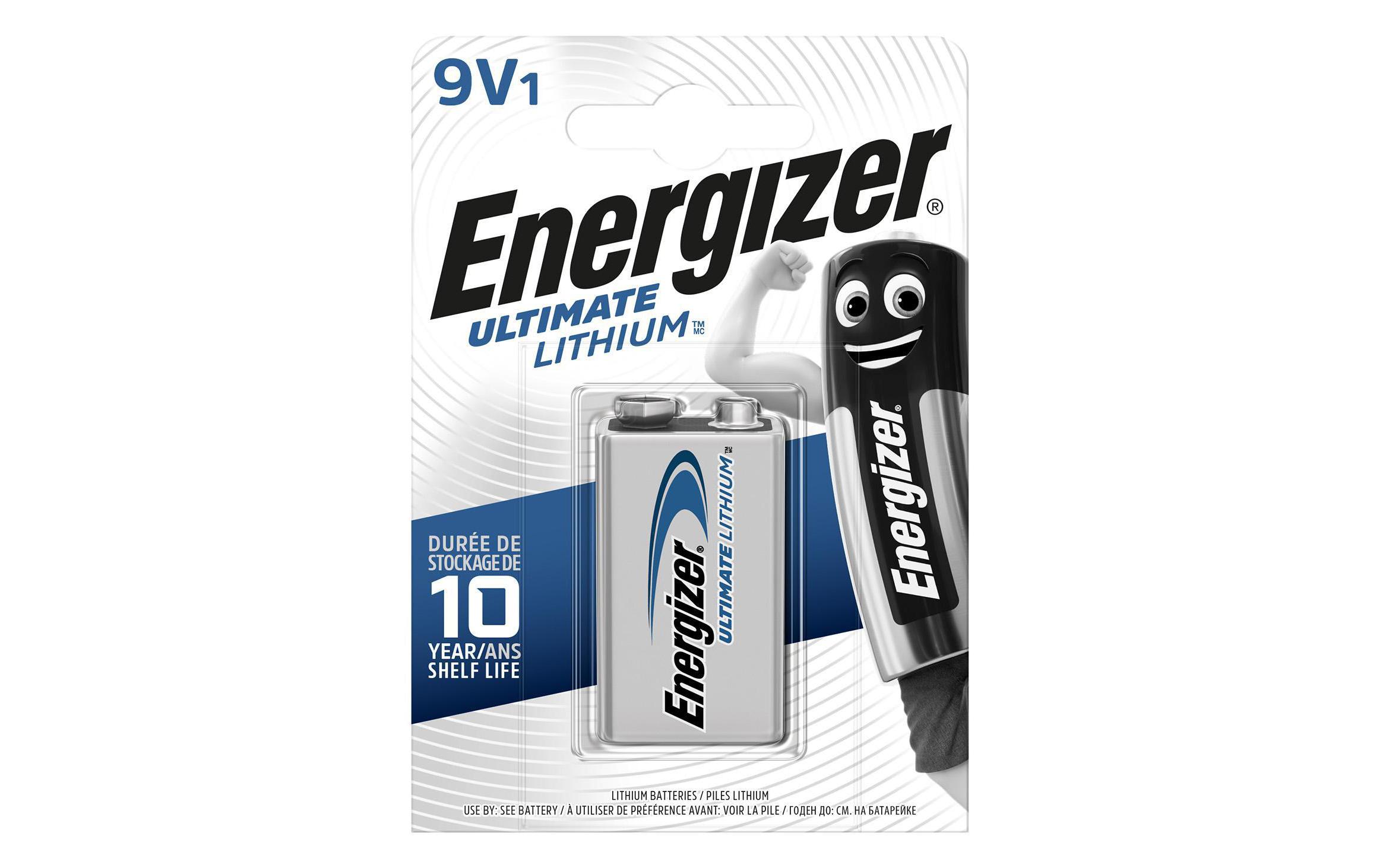 Energizer Batterie Ultimate Lithium 9V 1 Stück