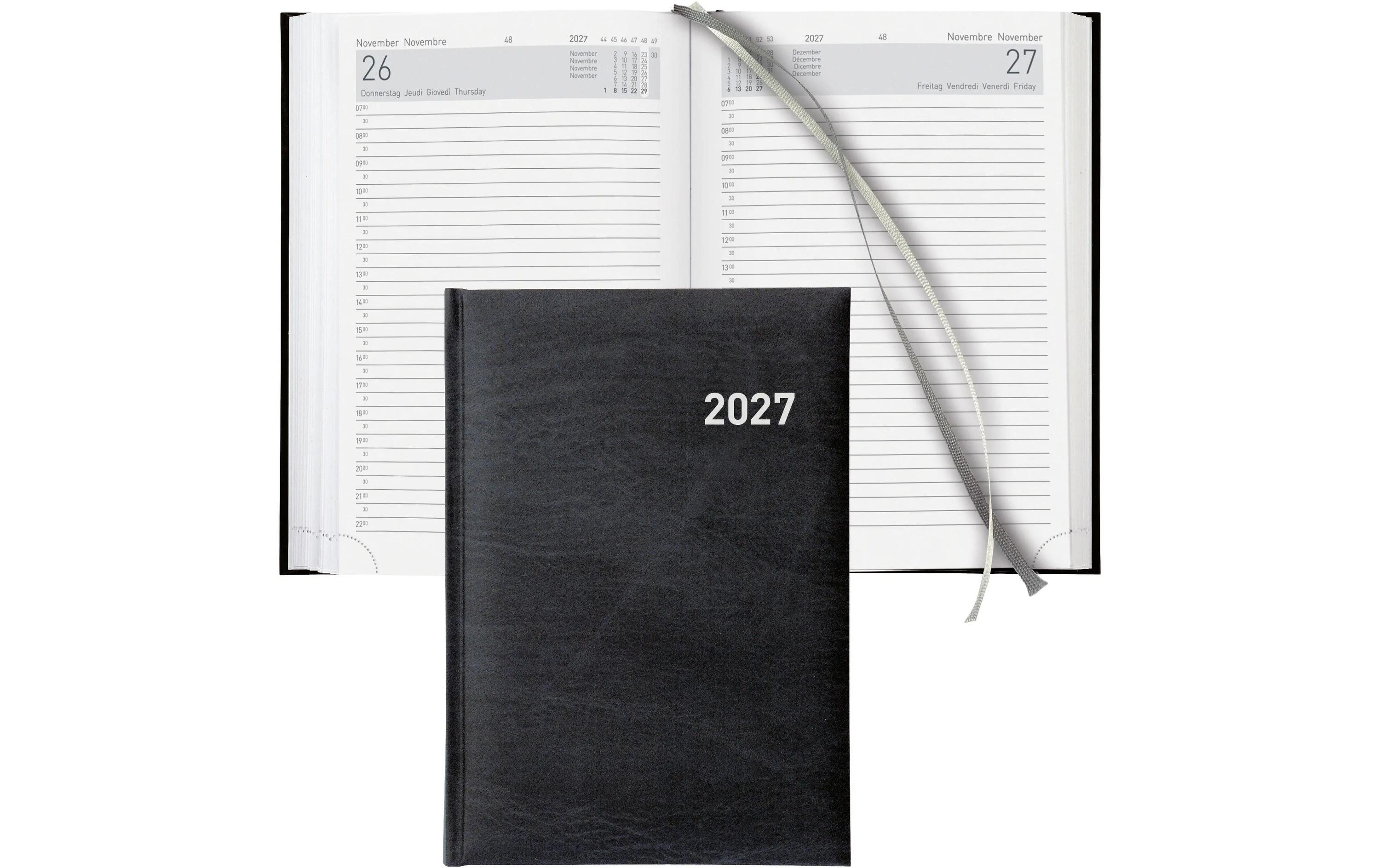 Biella Geschäftsagenda Executive Kein, 2027, Schwarz