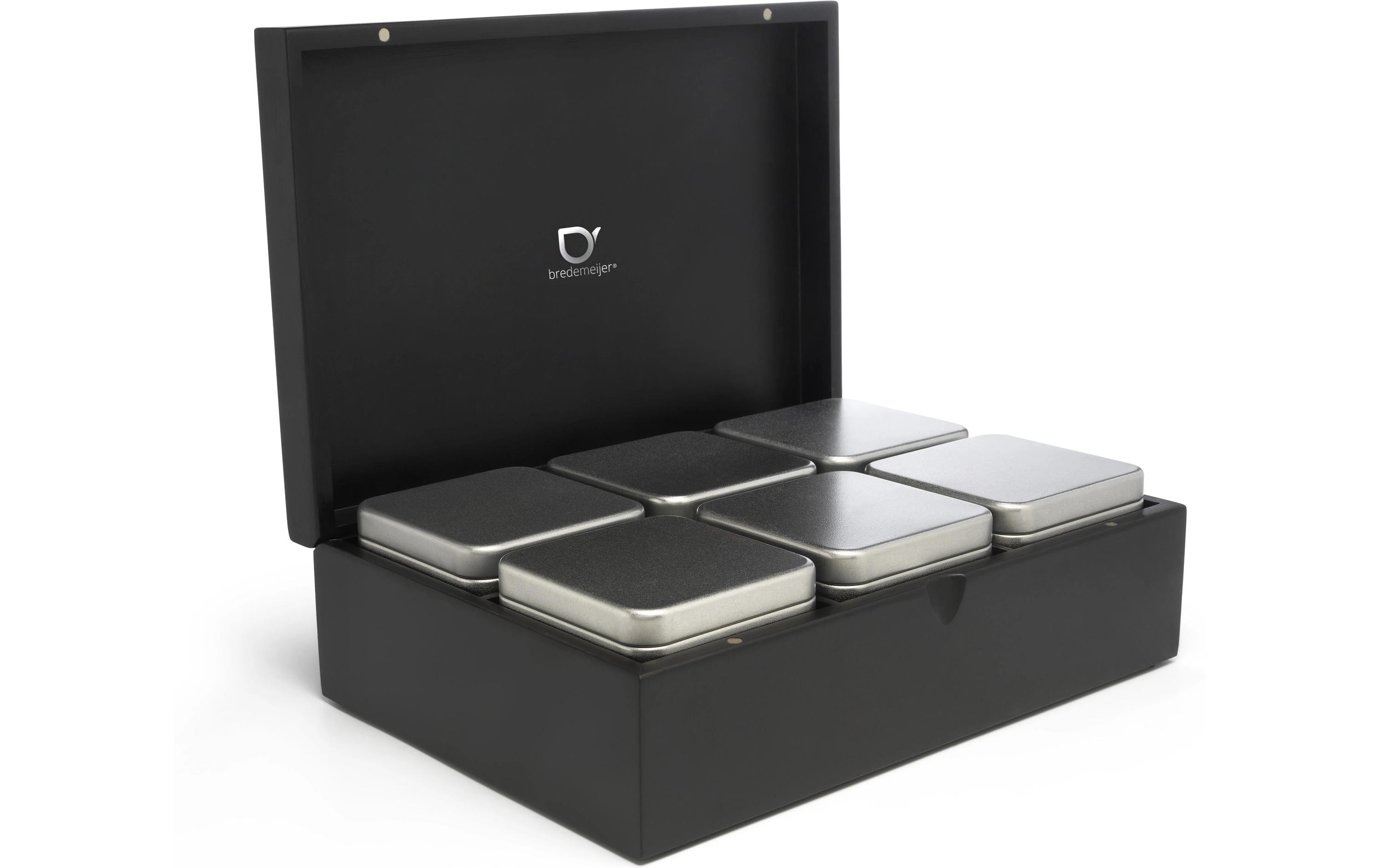 Bredemeijer Teebeutel-Box mit 6 Teedosen