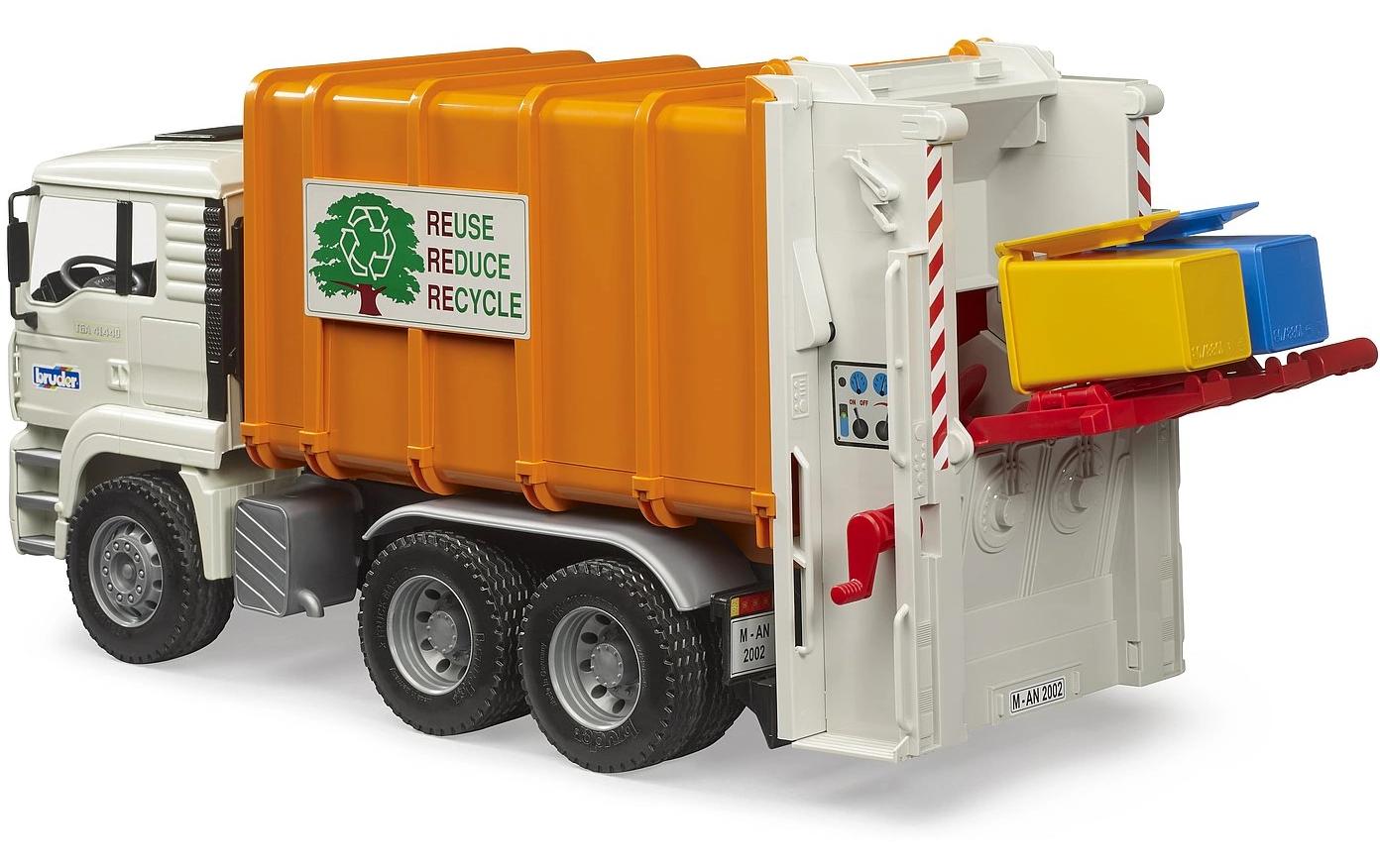 Bruder Spielwaren Hecklader Müll-LKW MAN TGA