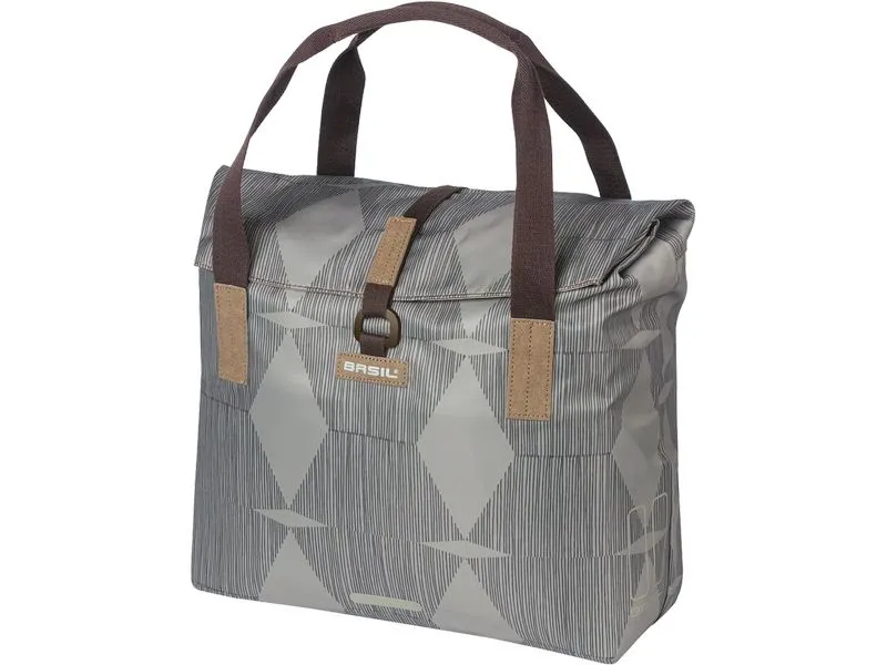 BASIL Gepäckträgertasche Elegance, 20-26 l, beige/grau BASIL Gepäckträgertasche Elegance, 20-26 l, beige/grau