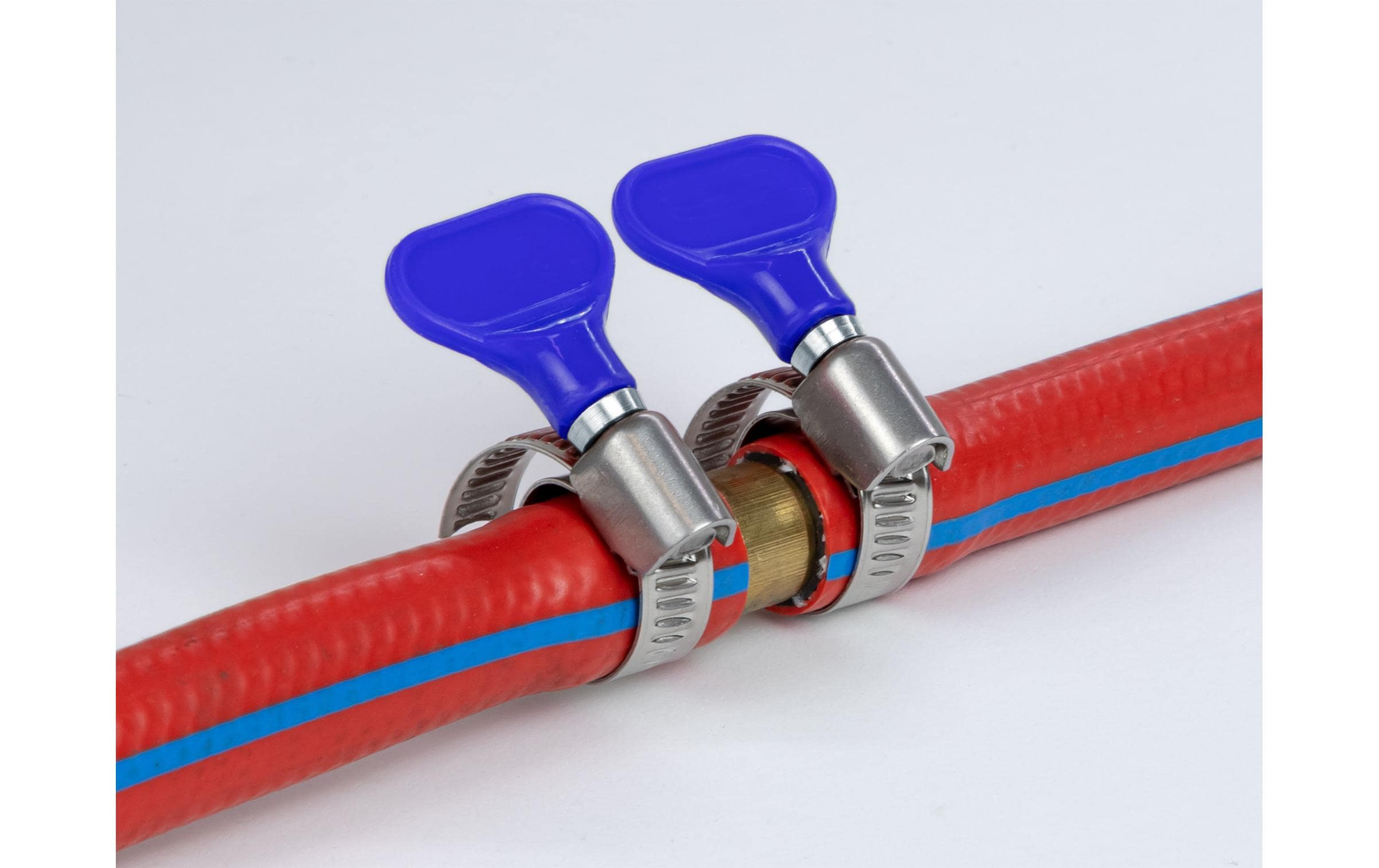 Delock Schlauchschellen-Set Edelstahl 400 SS 10-16 mm, Blau 5 Stück Delock Schlauchschellen-Set Edelstahl 400 SS 10-16 mm, Blau 5 Stück