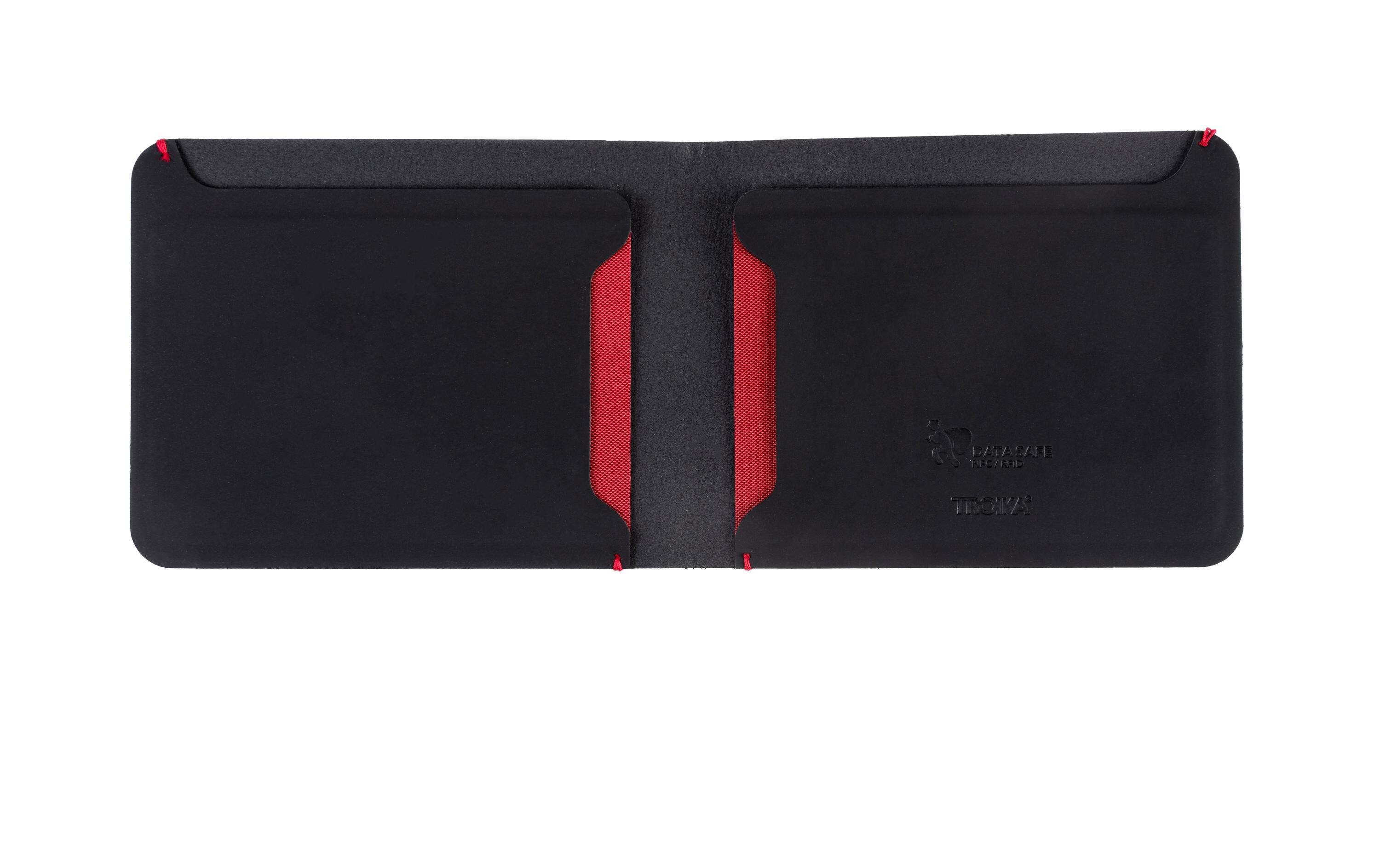 Troika Portemonnaie Slim Wallet Schwarz