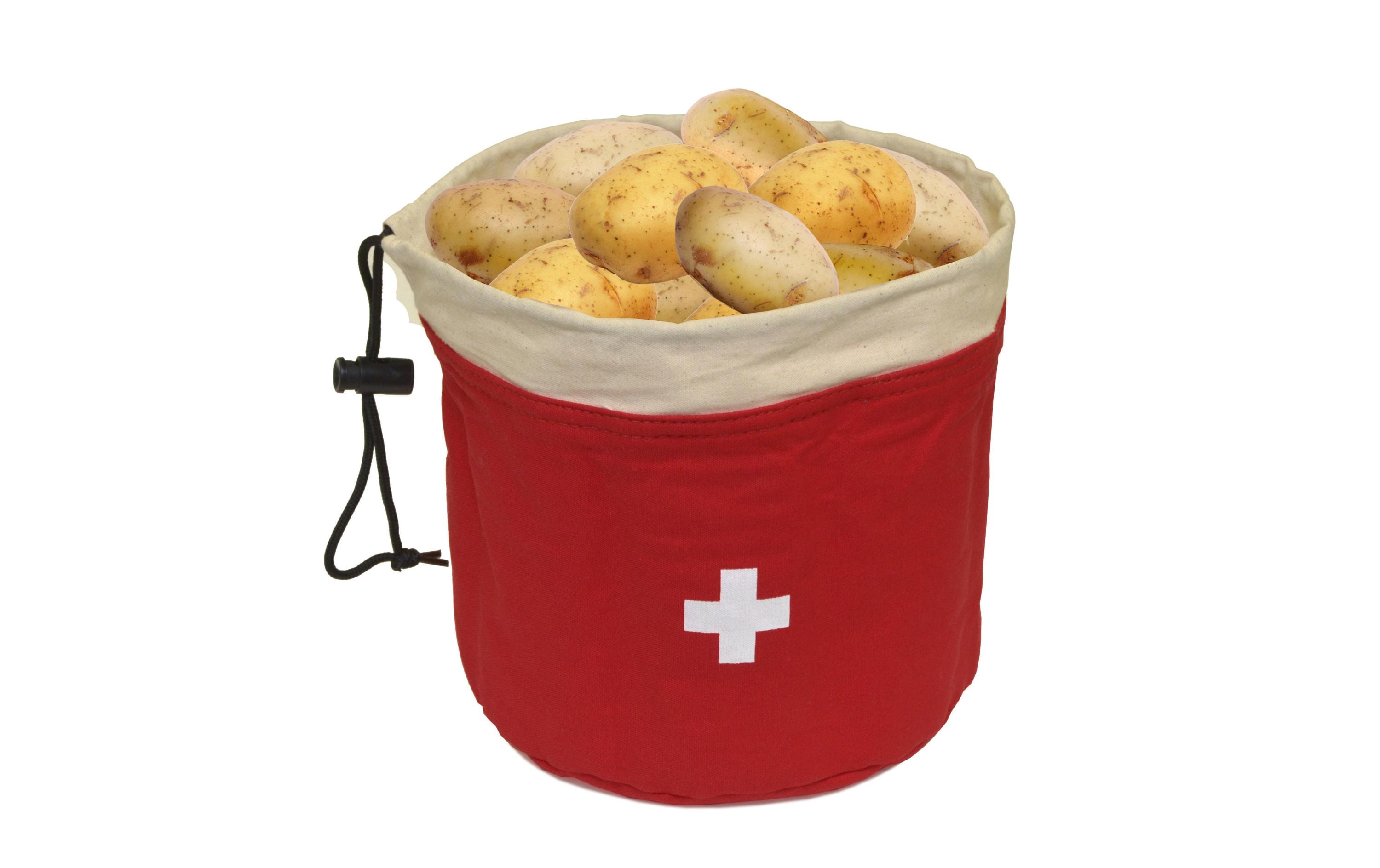 Heidi Cheese Line Kartoffelsack Suisse Rot