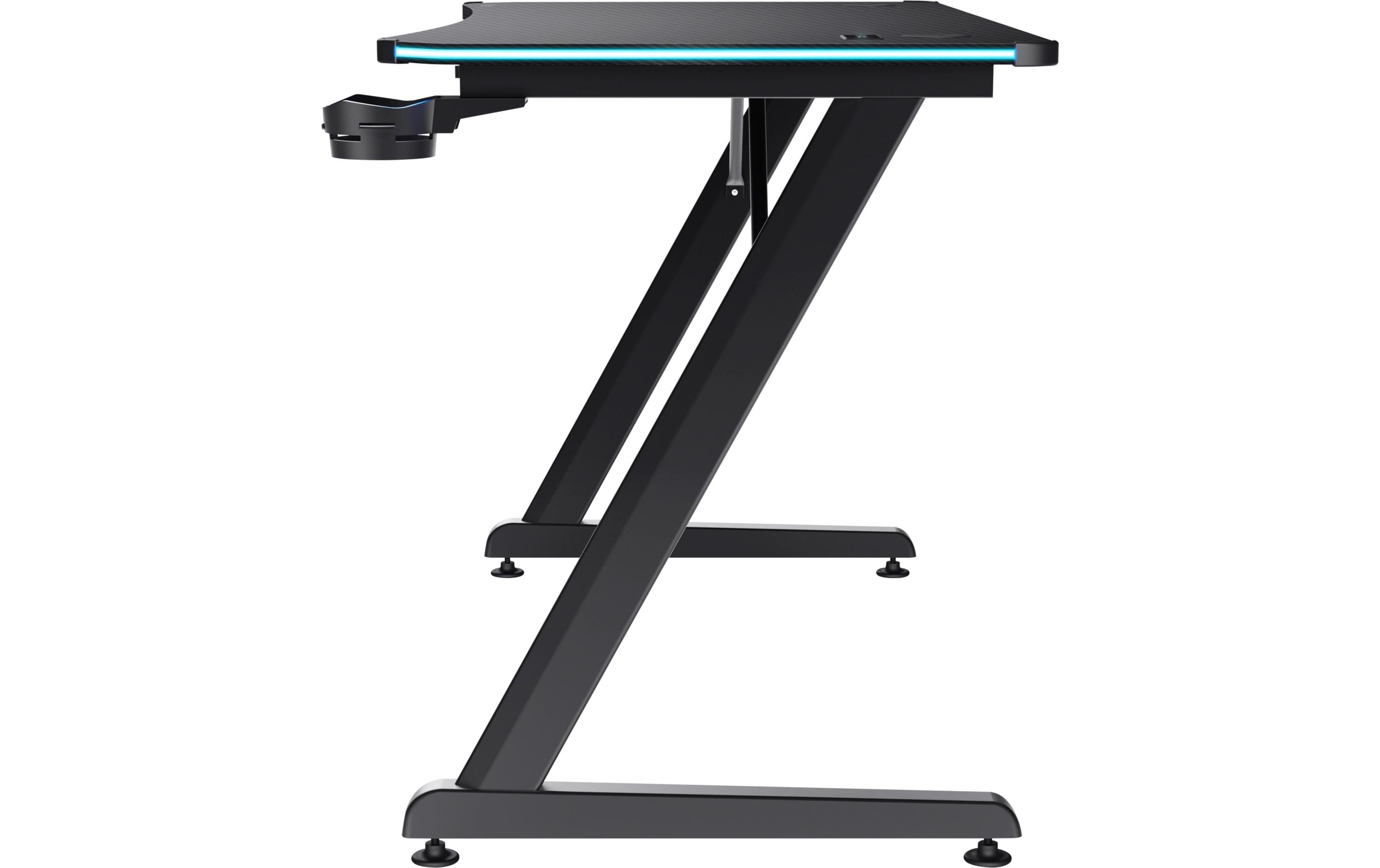 Trust Gaming Tisch GXT 709 Luminus RGB Schwarz