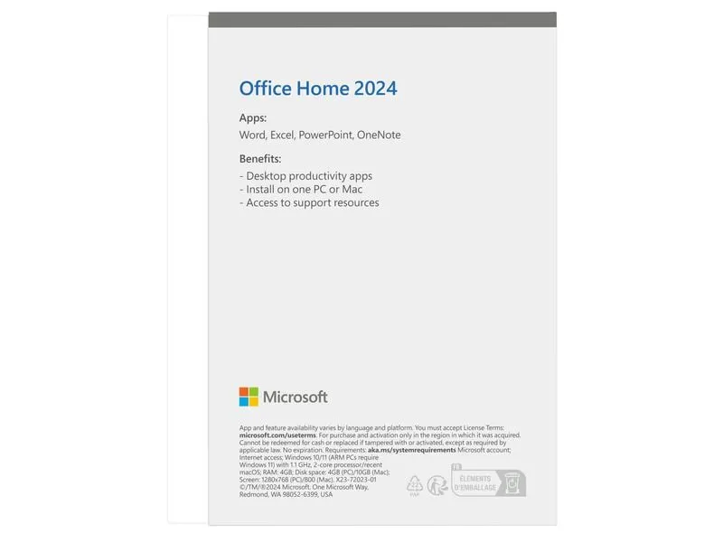 Microsoft Office Home 2024 Vollversion, Englisch