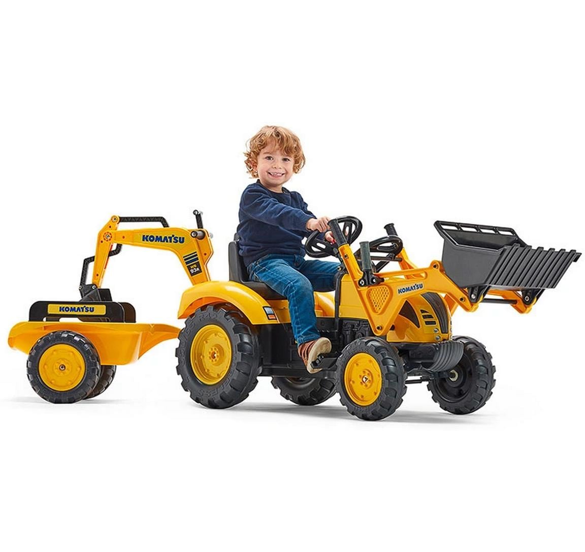 Falk Komatsu Traktor + Anh. XXL