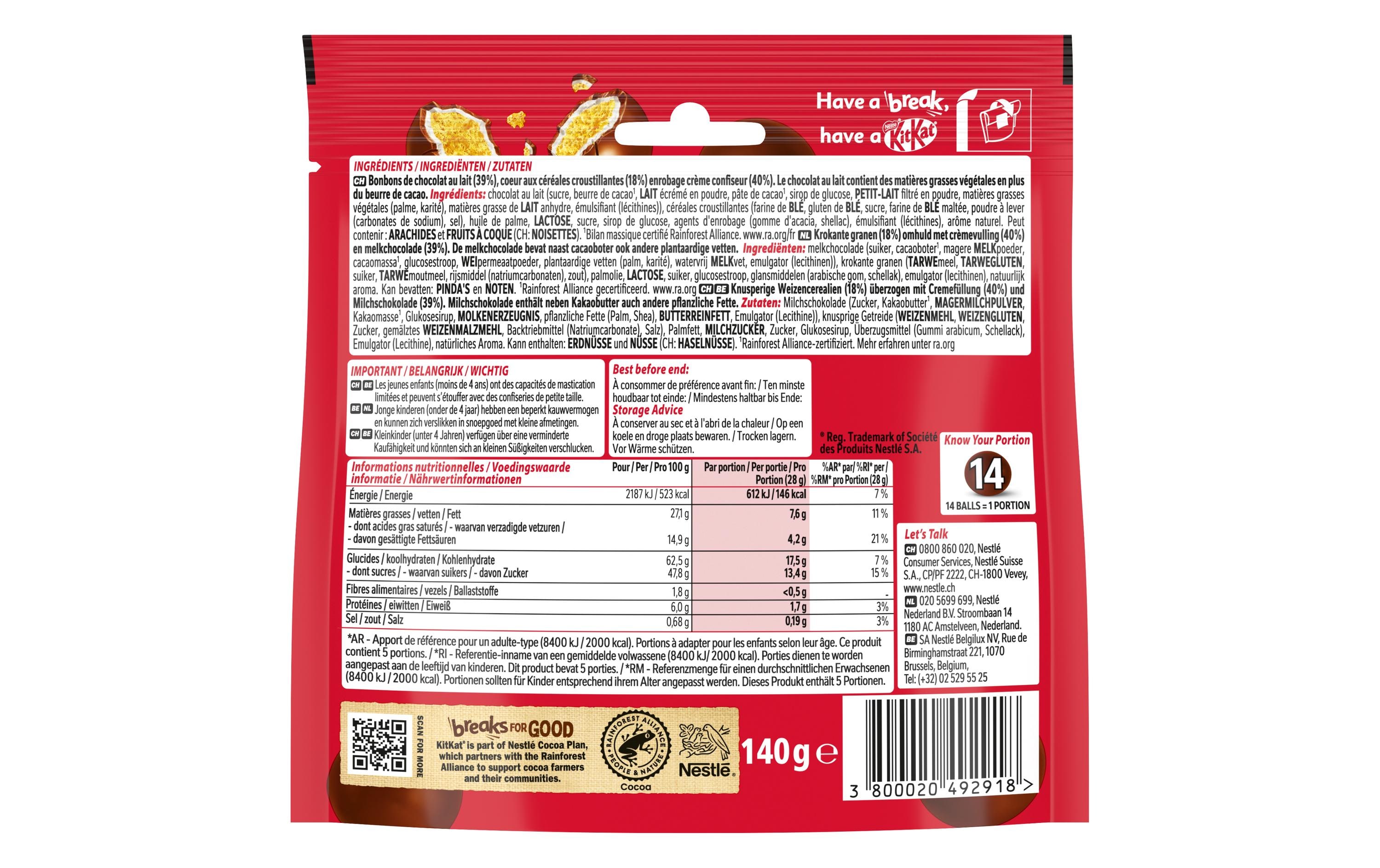 Nestlé Snacks Ball 140 g