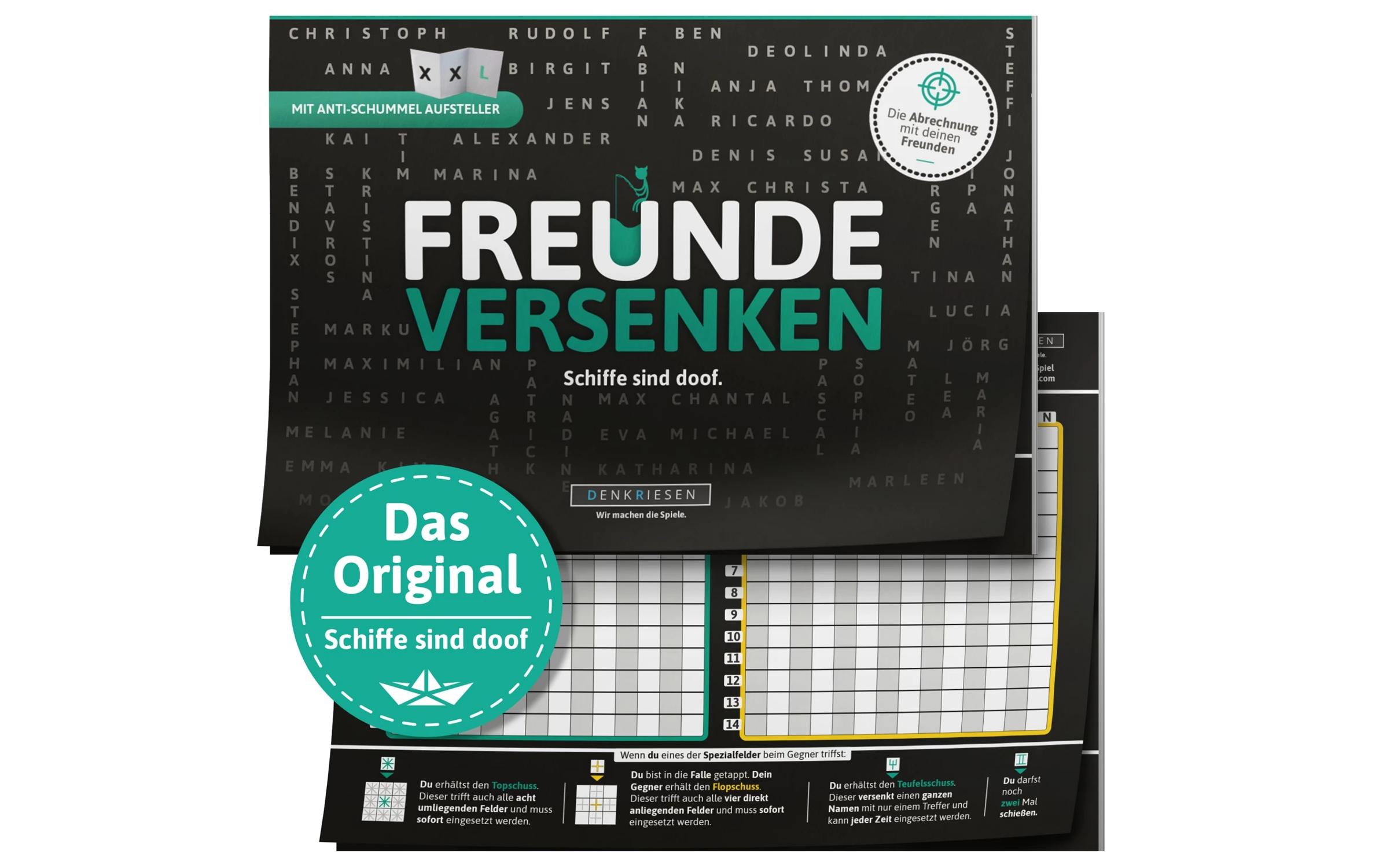 Denkriesen Strategiespiel Freunde Versenken -DE-