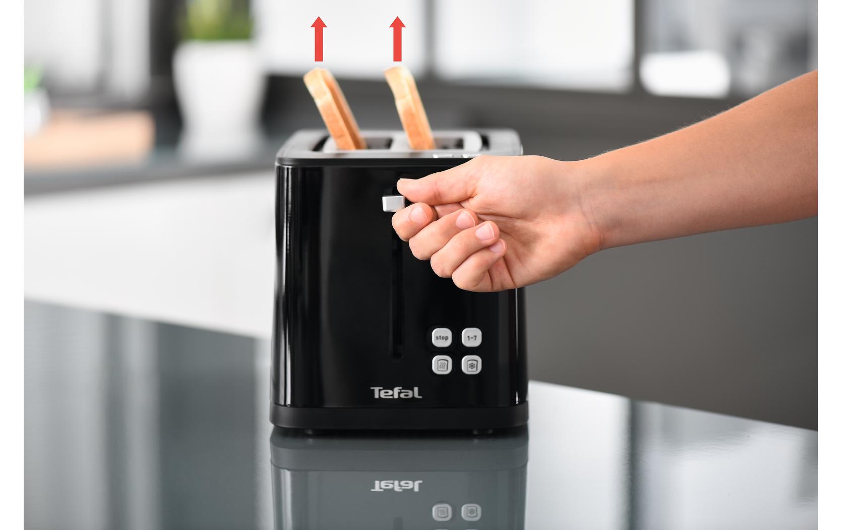 Tefal Toaster Smart'n Light Schwarz