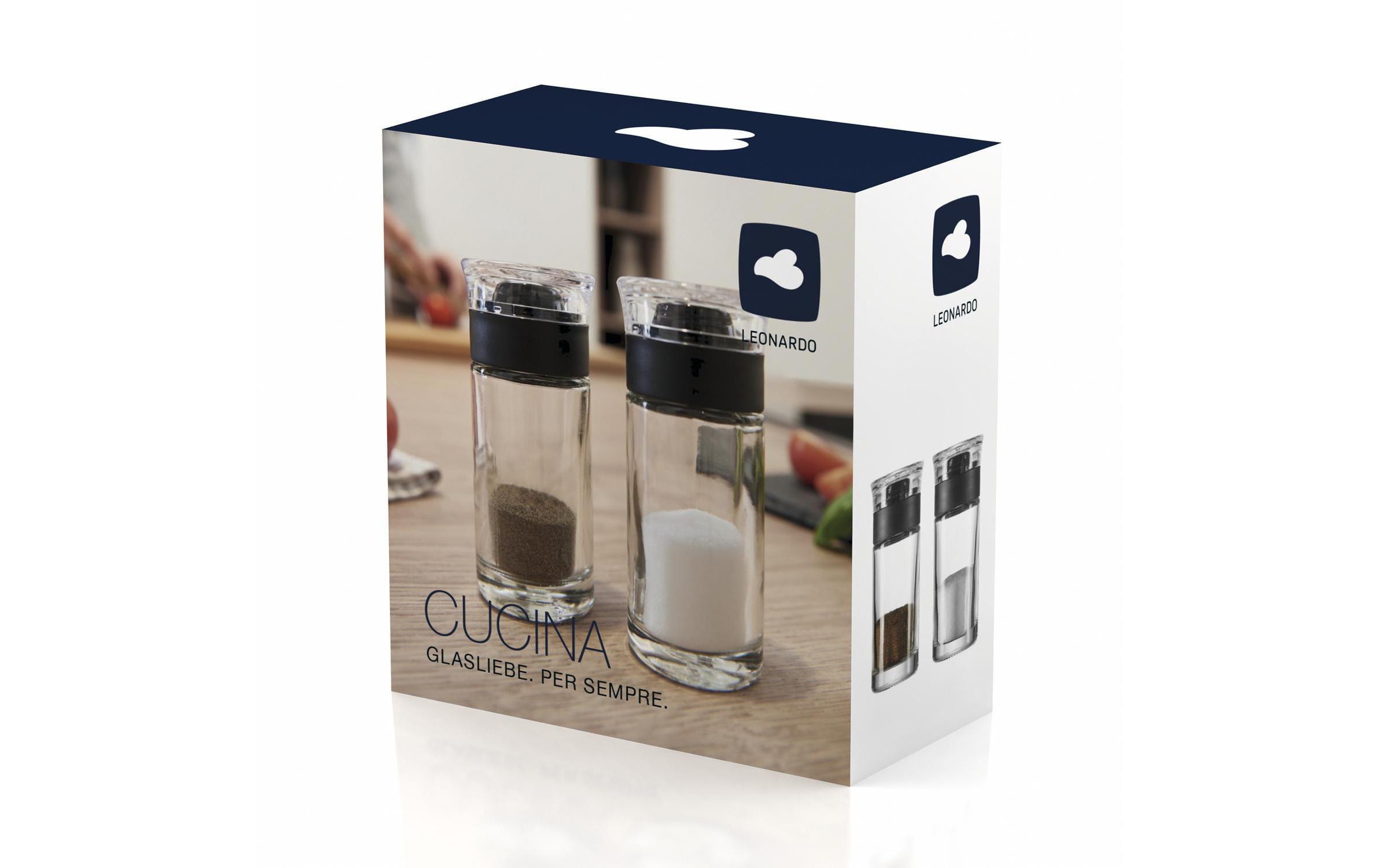 Leonardo Salz- & Pfefferstreuer Cucina Transparent