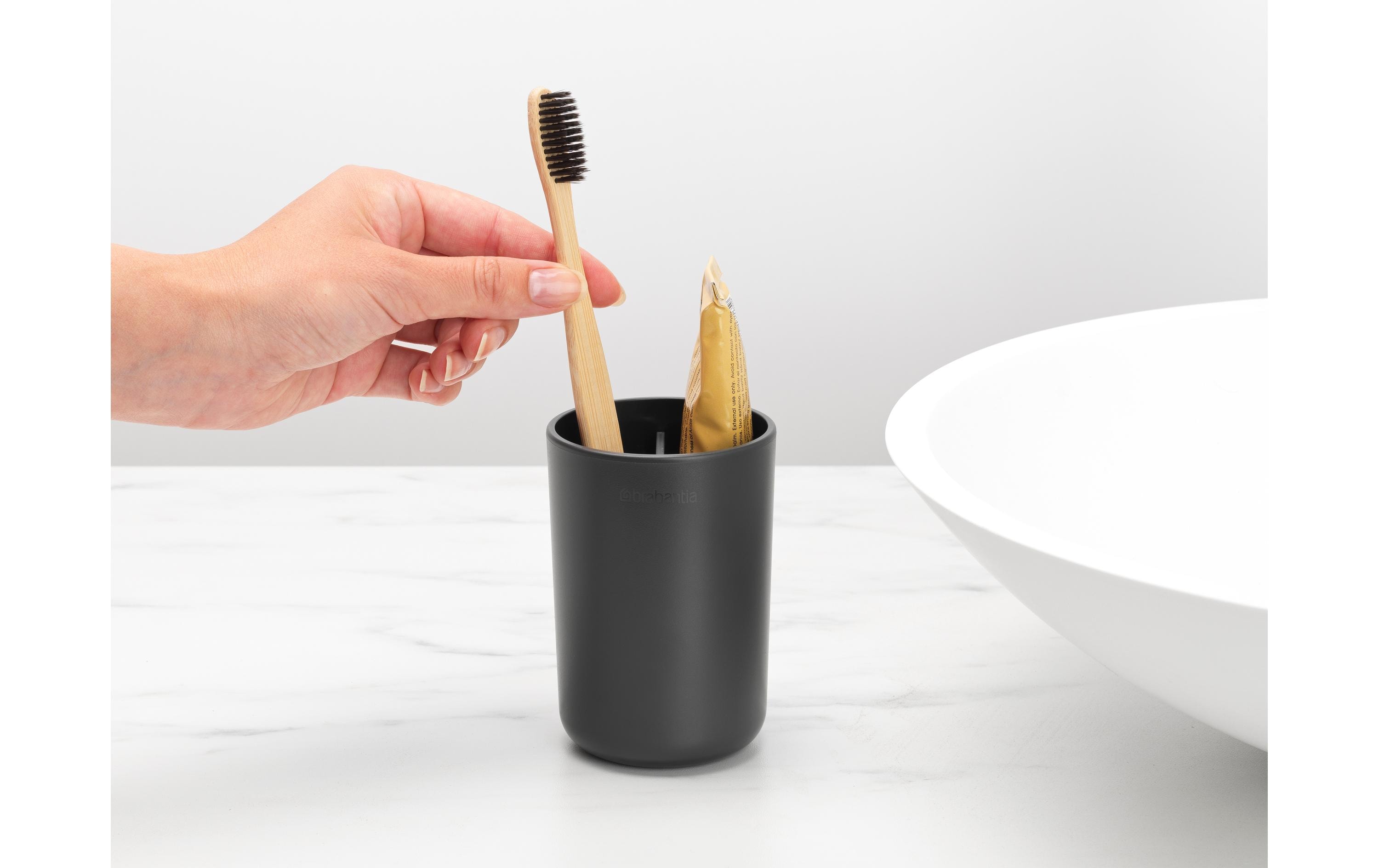 Brabantia Zahnputzbecher ReNew Schwarz Brabantia Zahnputzbecher ReNew Schwarz