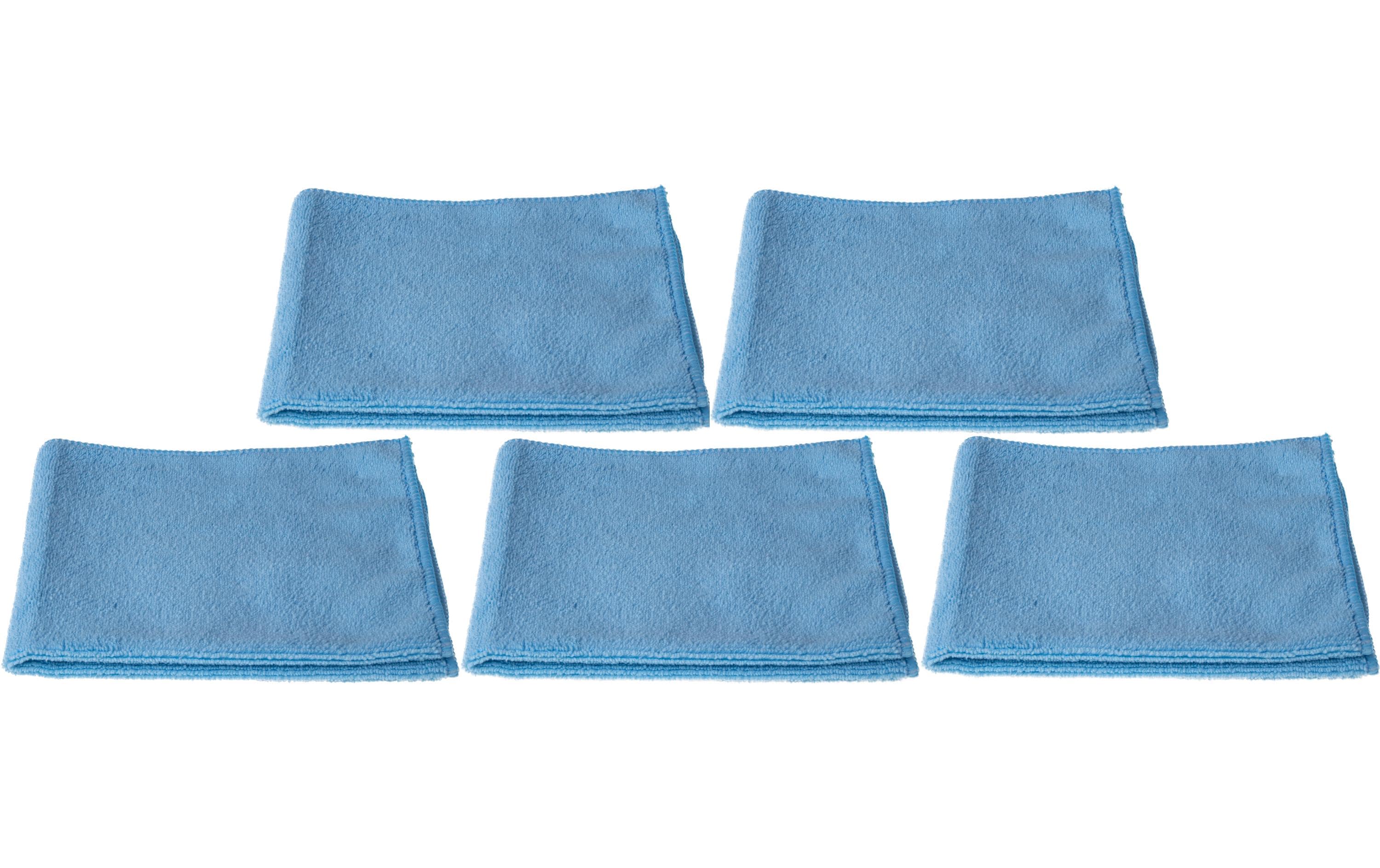 Edi Baur Mikrofaser-Reinigungstuch Universal 5 Stück, Blau