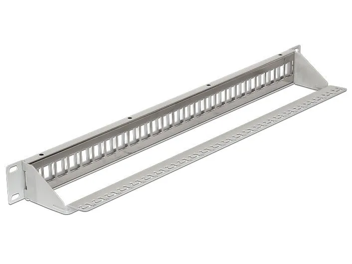 Delock Patchpanel 19 24 Port grau Einbau/19 Rack Delock Patchpanel 19 24 Port grau Einbau/19 Rack