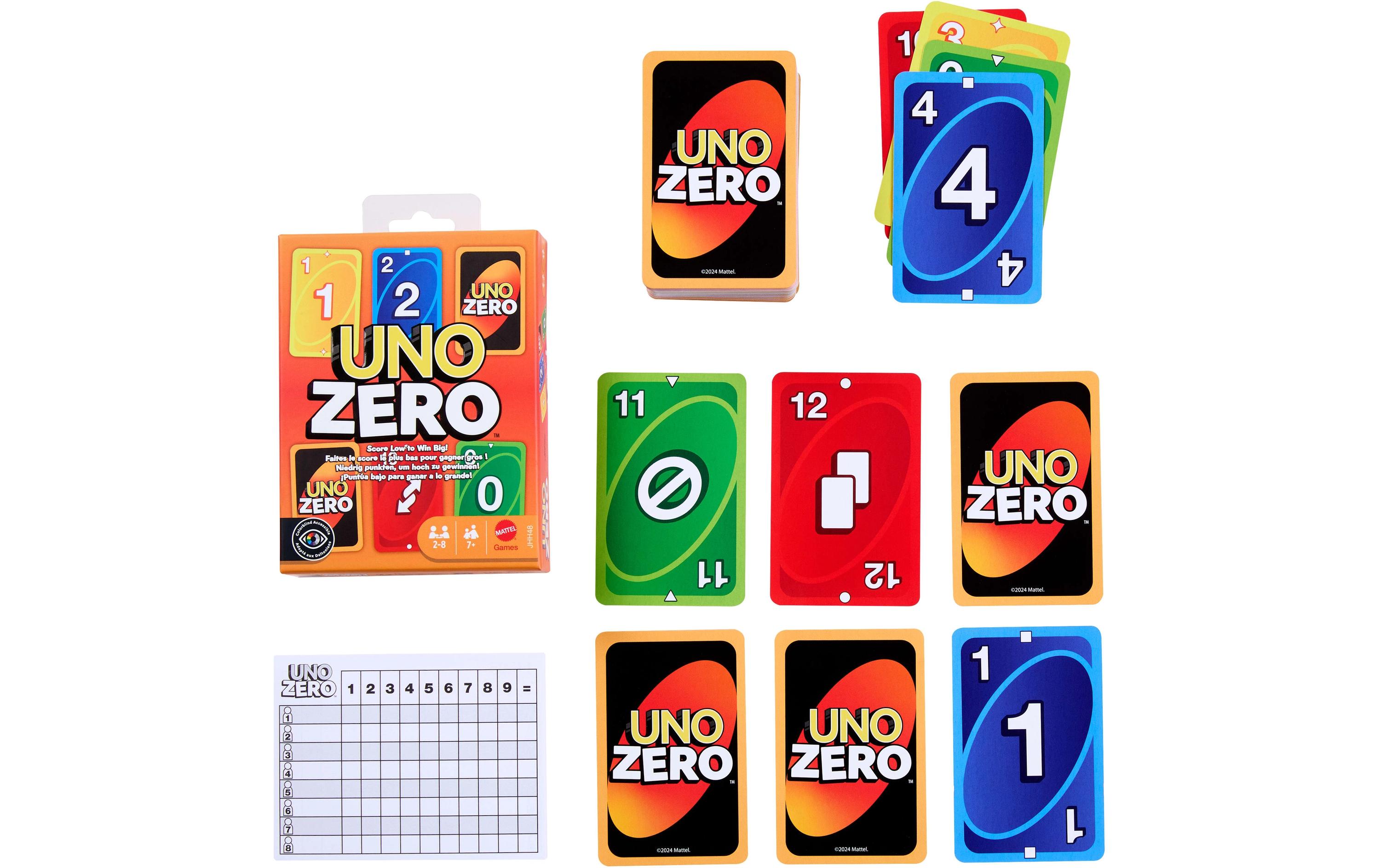 Mattel Spiele Kartenspiel UNO Zero Kartenspiel