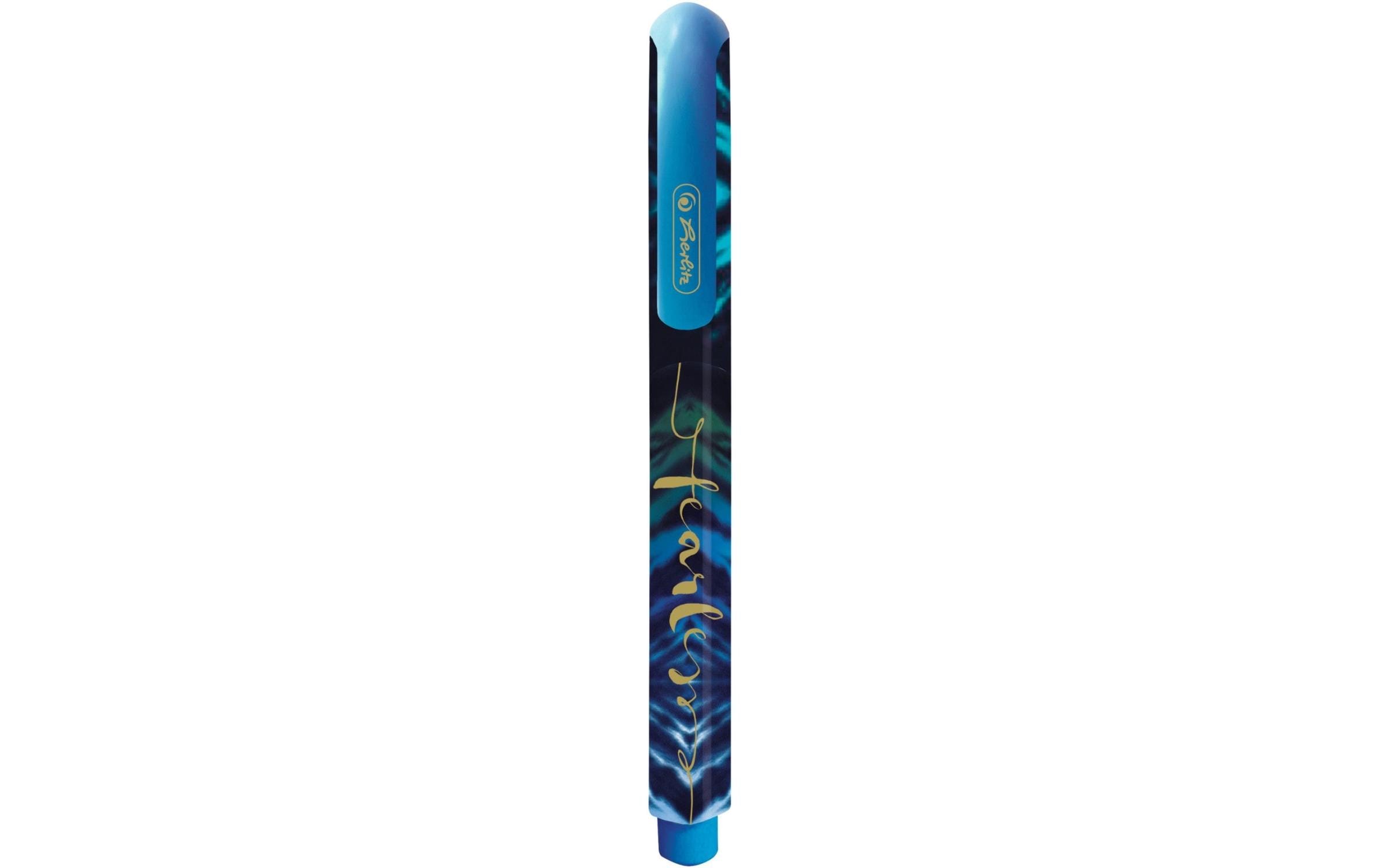 Herlitz Füllfederhalter New Batik Fearless Medium (M), Blau