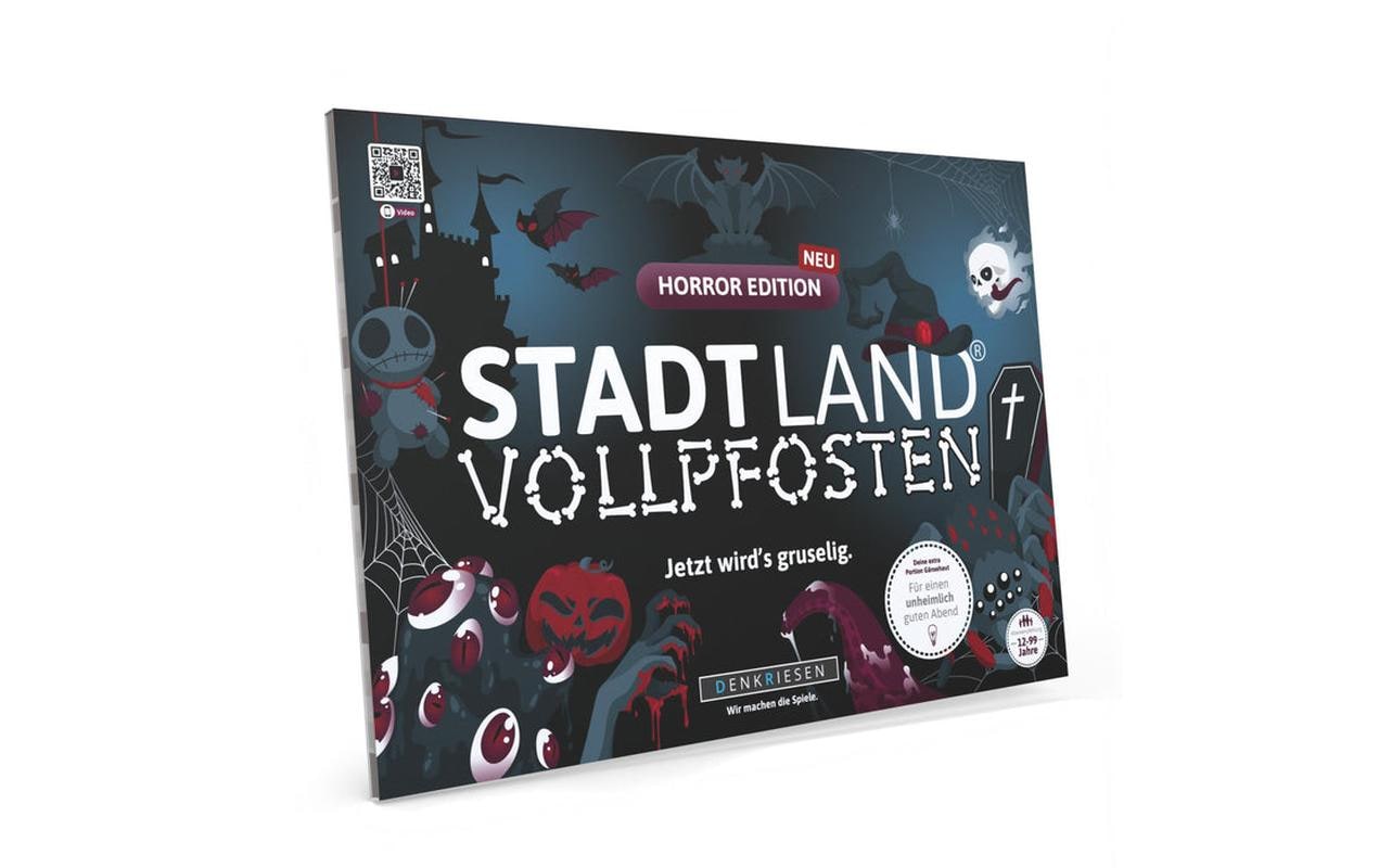 Denkriesen Stadt Land Vollpfosten A4 Block Horror Edition -DE-