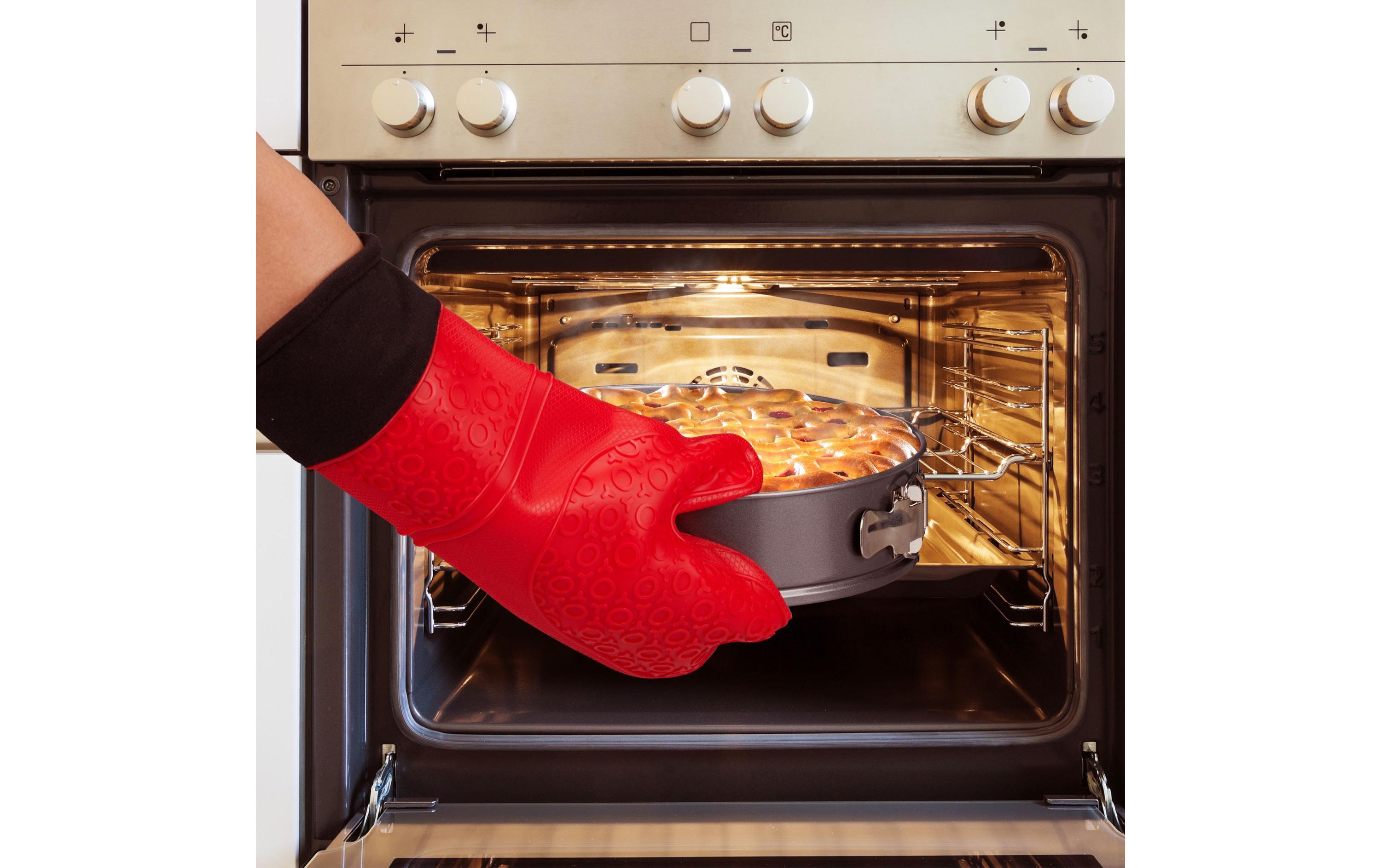 relaxdays Topflappen Schwarz