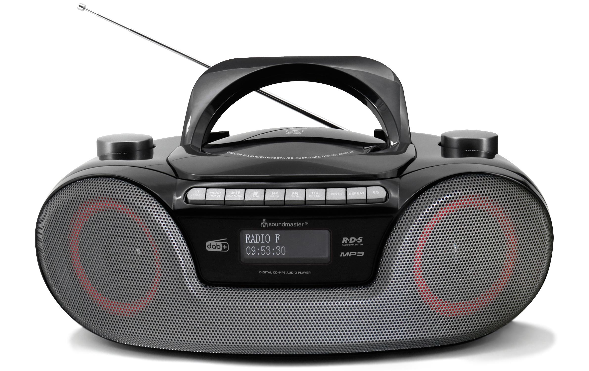 soundmaster DAB+ Radio SCD8300SW Schwarz