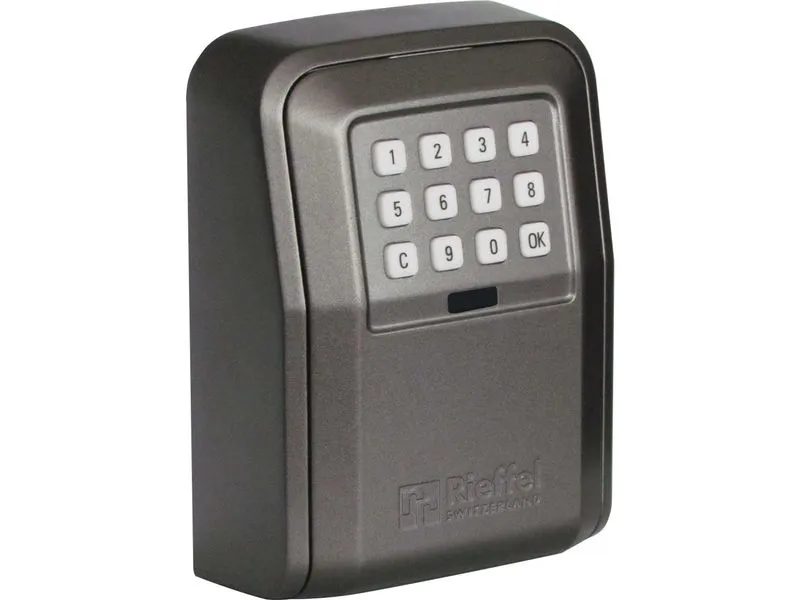 Rieffel Schlüsselkasten mit Bluetooth Schwarz