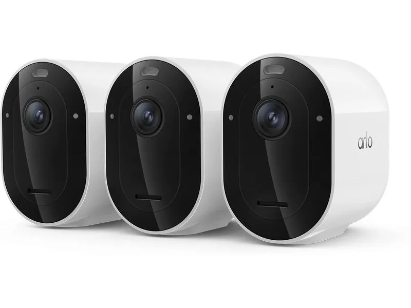 Arlo Überwachungsset Pro 6 2K 3er Set Weiss
