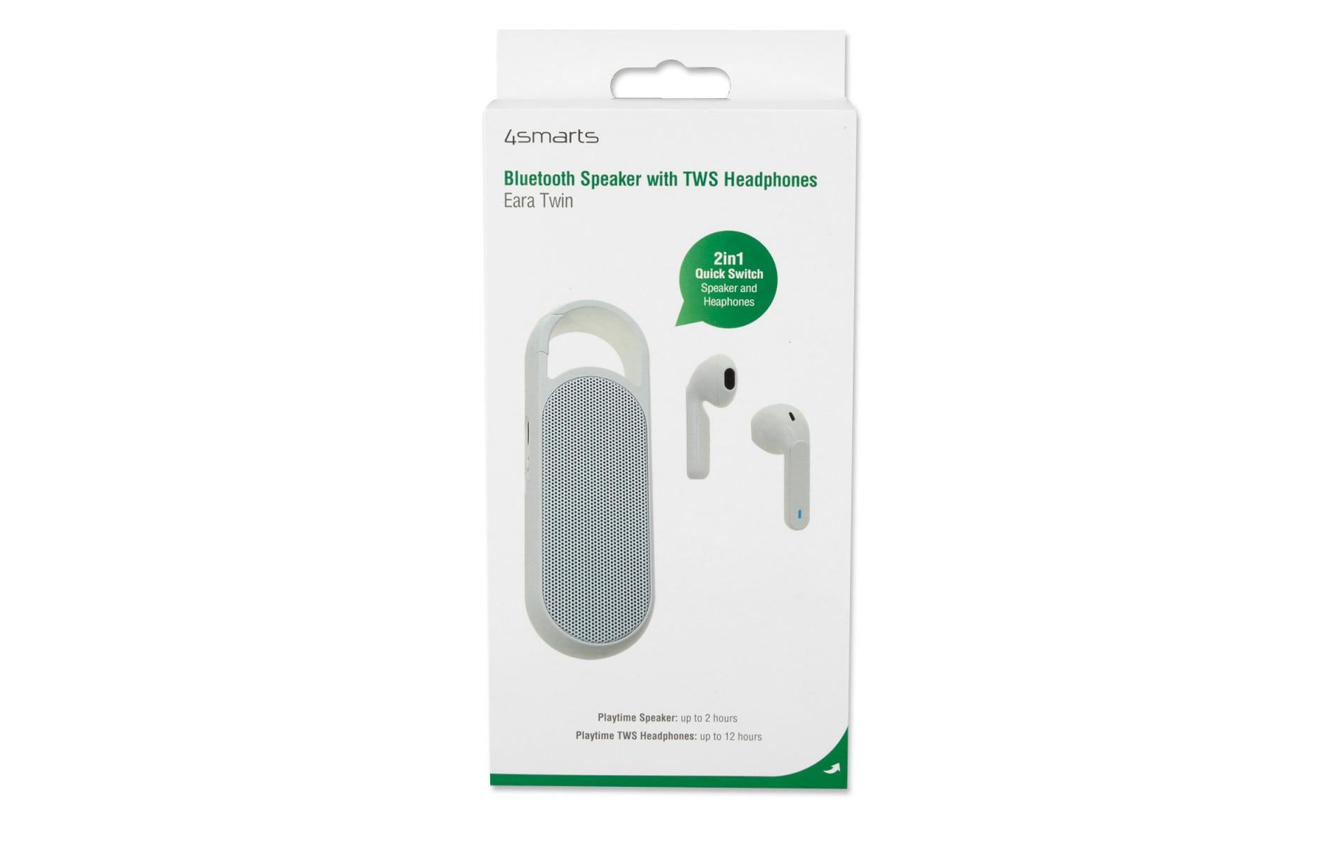 4smarts True Wireless In-Ear-Kopfhörer Eara Twin Weiss