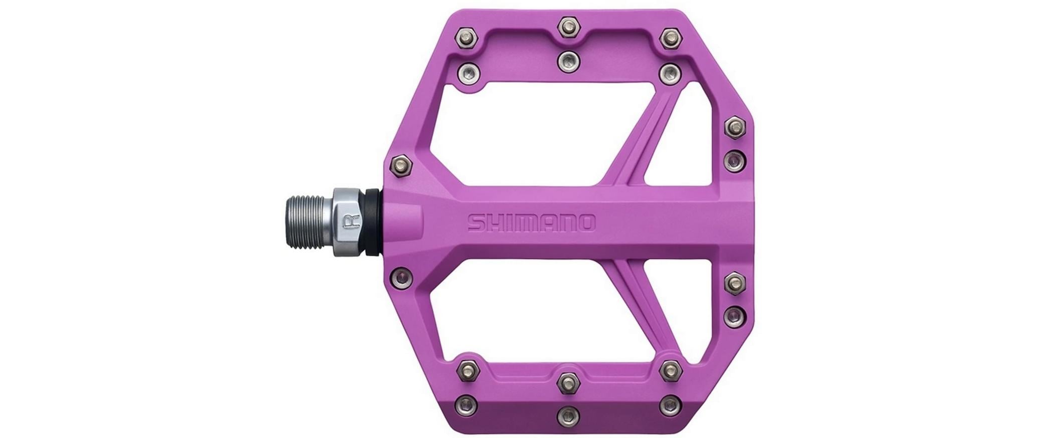Shimano Plattformpedale PD-GR400 Flat , Violett