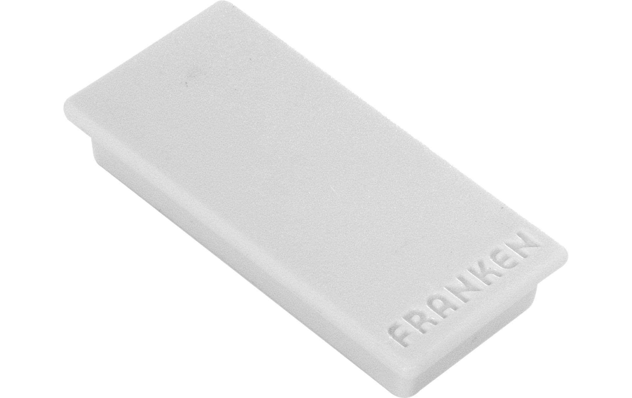 Franken Haftmagnet 23 x 50 mm, 10 Stück, Grau