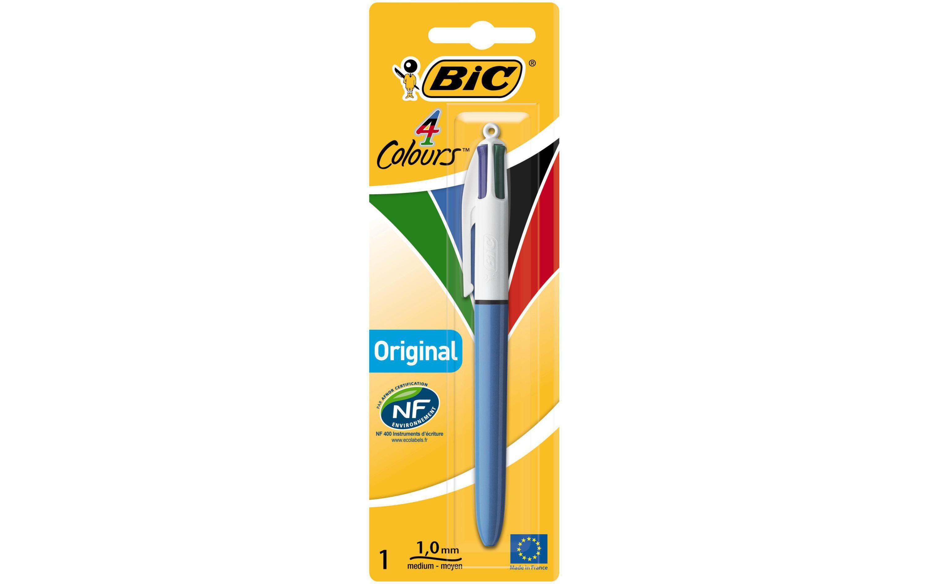 BIC Mehrfarbenkugelschreiber 4 Colours Original 0.32 mm, 1 Stück