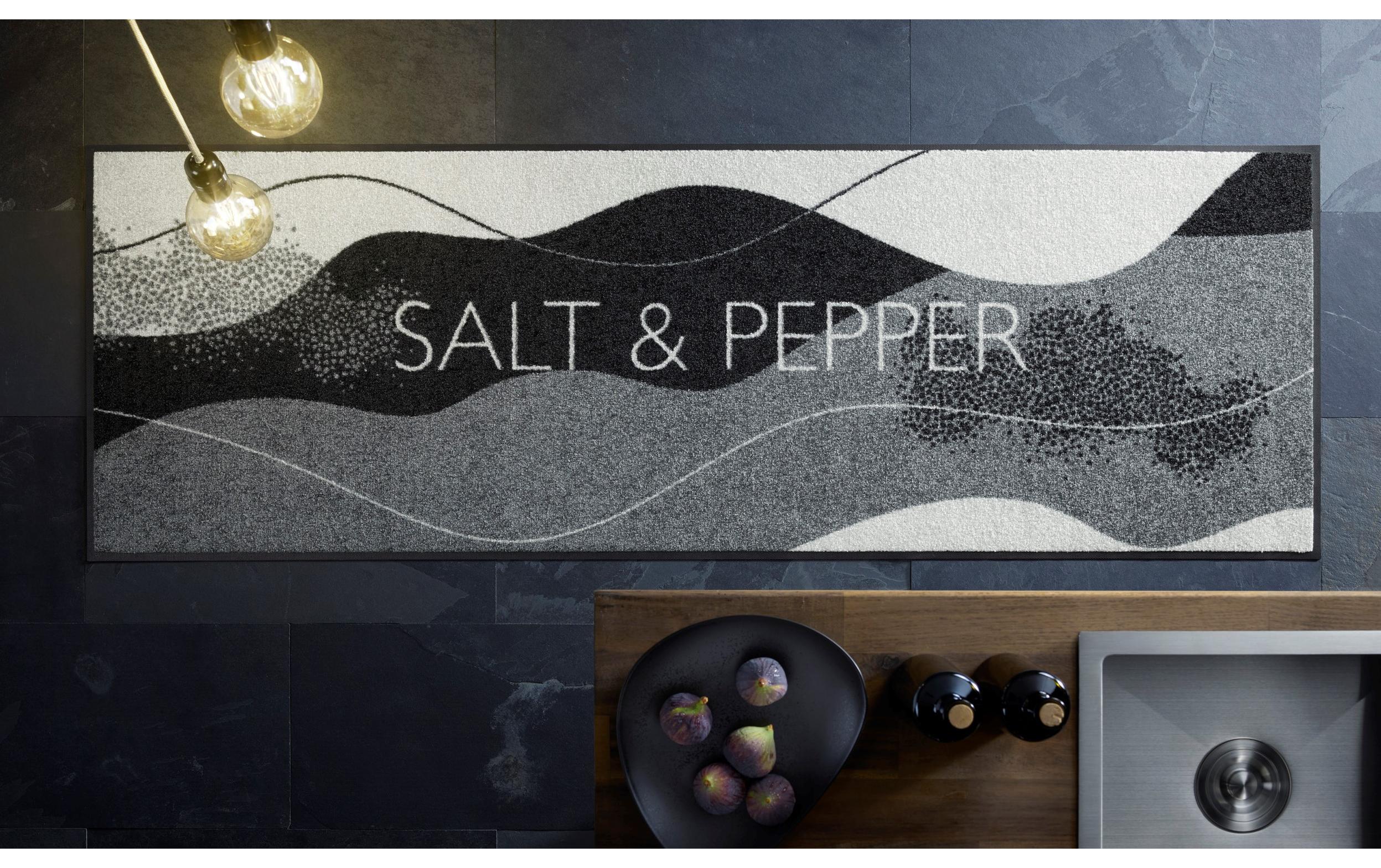 wash+dry Fussmatte Salt & Pepper 60 cm x 180 cm