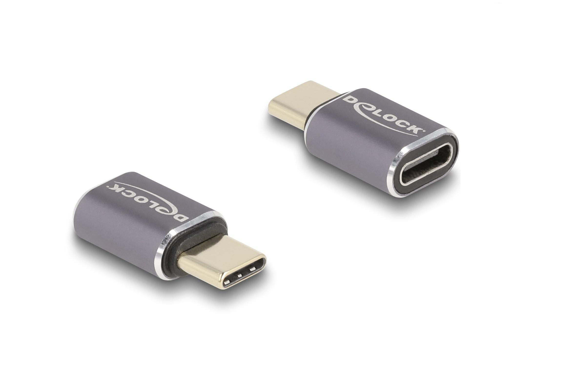Delock USB-Adapter Portschoner USB-C Stecker - USB-C Buchse Delock USB-Adapter Portschoner USB-C Stecker - USB-C Buchse