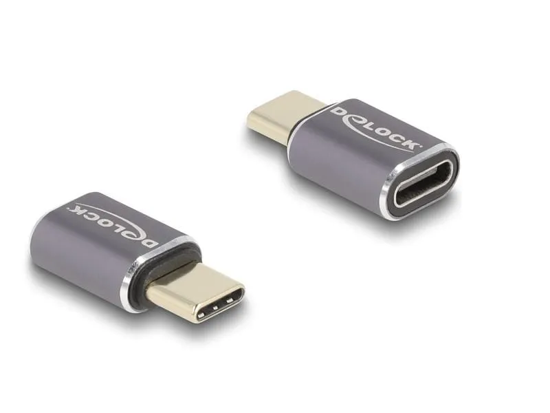 Delock USB-Adapter Portschoner USB-C Stecker - USB-C Buchse Delock USB-Adapter Portschoner USB-C Stecker - USB-C Buchse