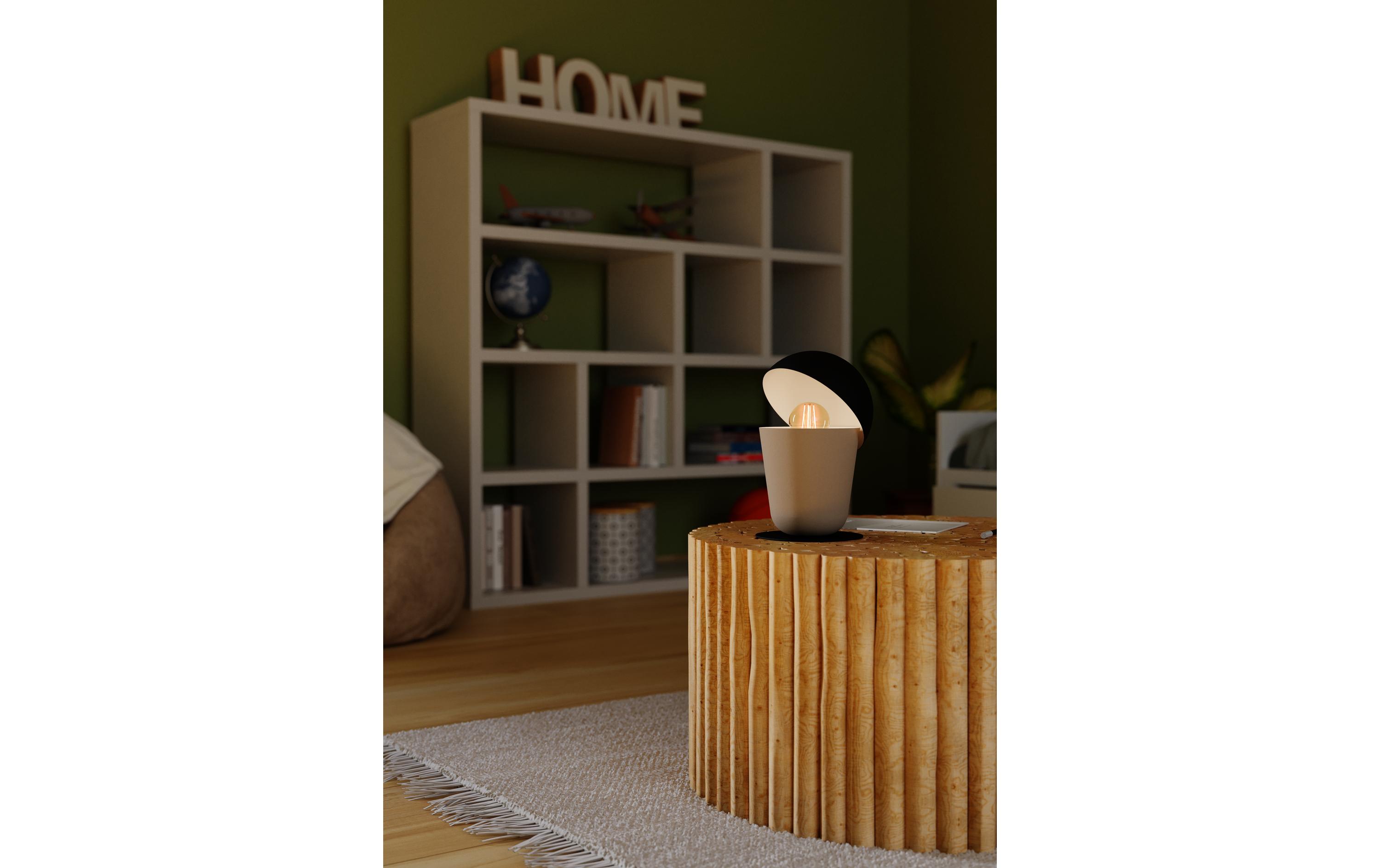 EGLO Leuchten Tischleuchte BATABANO beige exkl. E27 1x40W